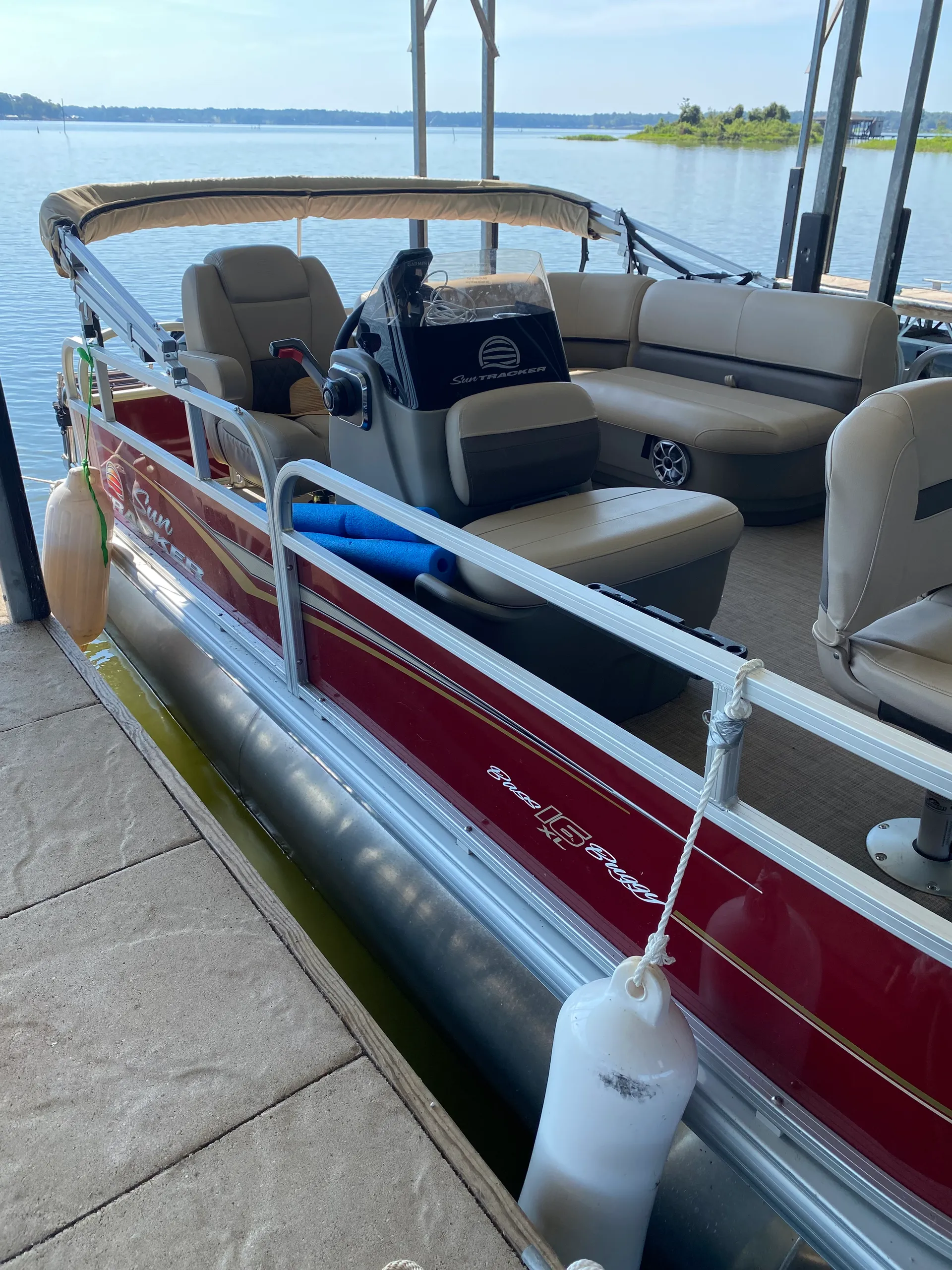 Fishing Pontoon on Lake Bob Sandlin,Lake Cypress Springs, Lake Fork 