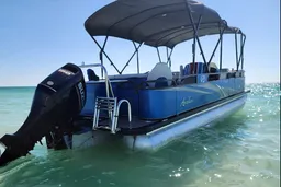 25' Tritoon, 12 passanger party boat or family fun, w/ double bimini!
