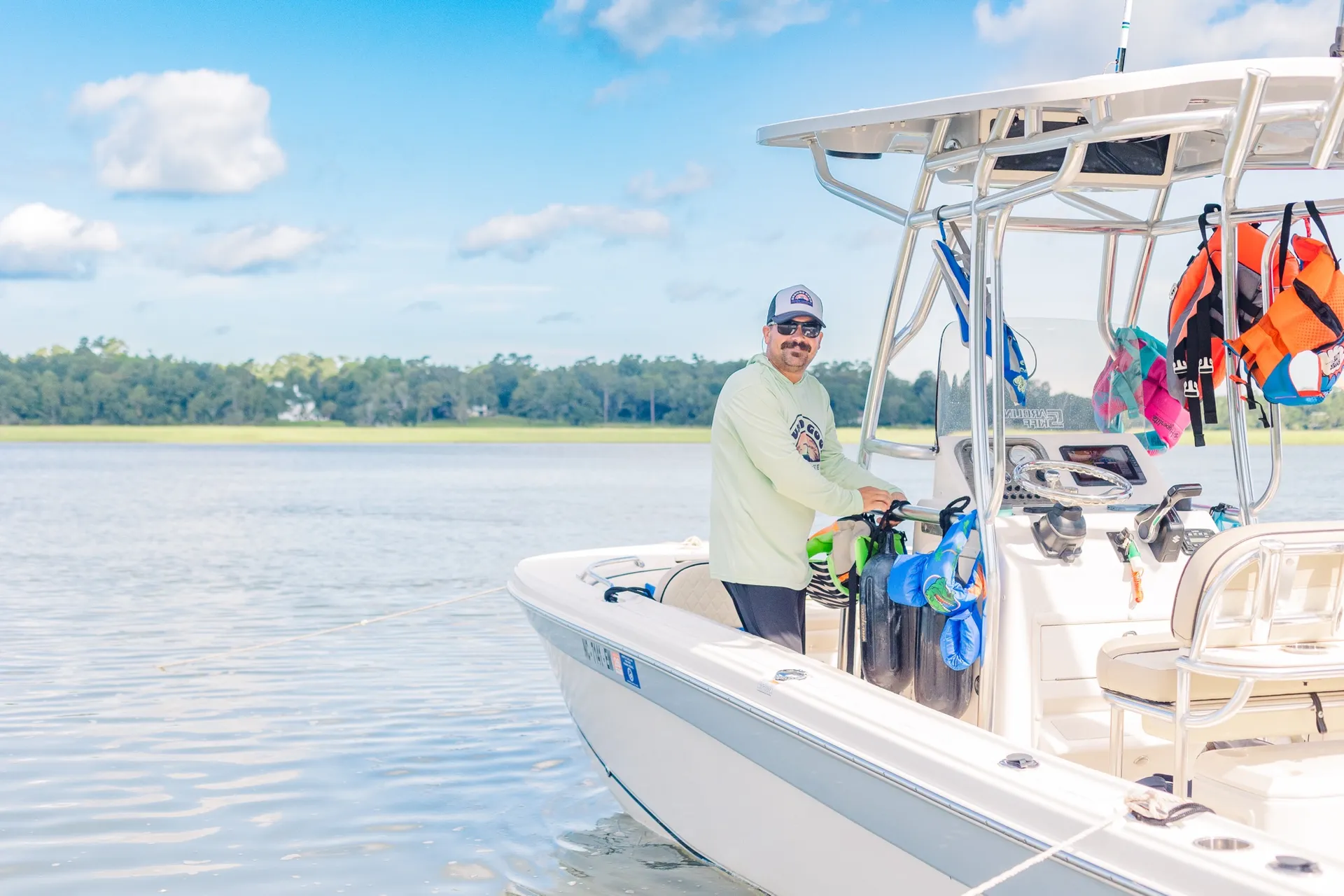 Captained Fishing Charters, Island Tours and Sunset Cruising. 