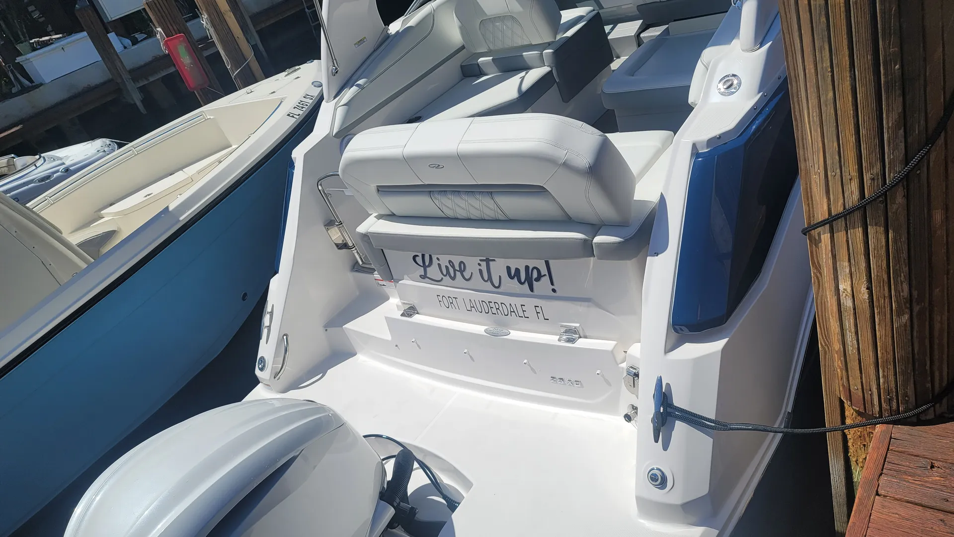 Sandbar or Sunset Cruise on this 27 foot cabin cruiser