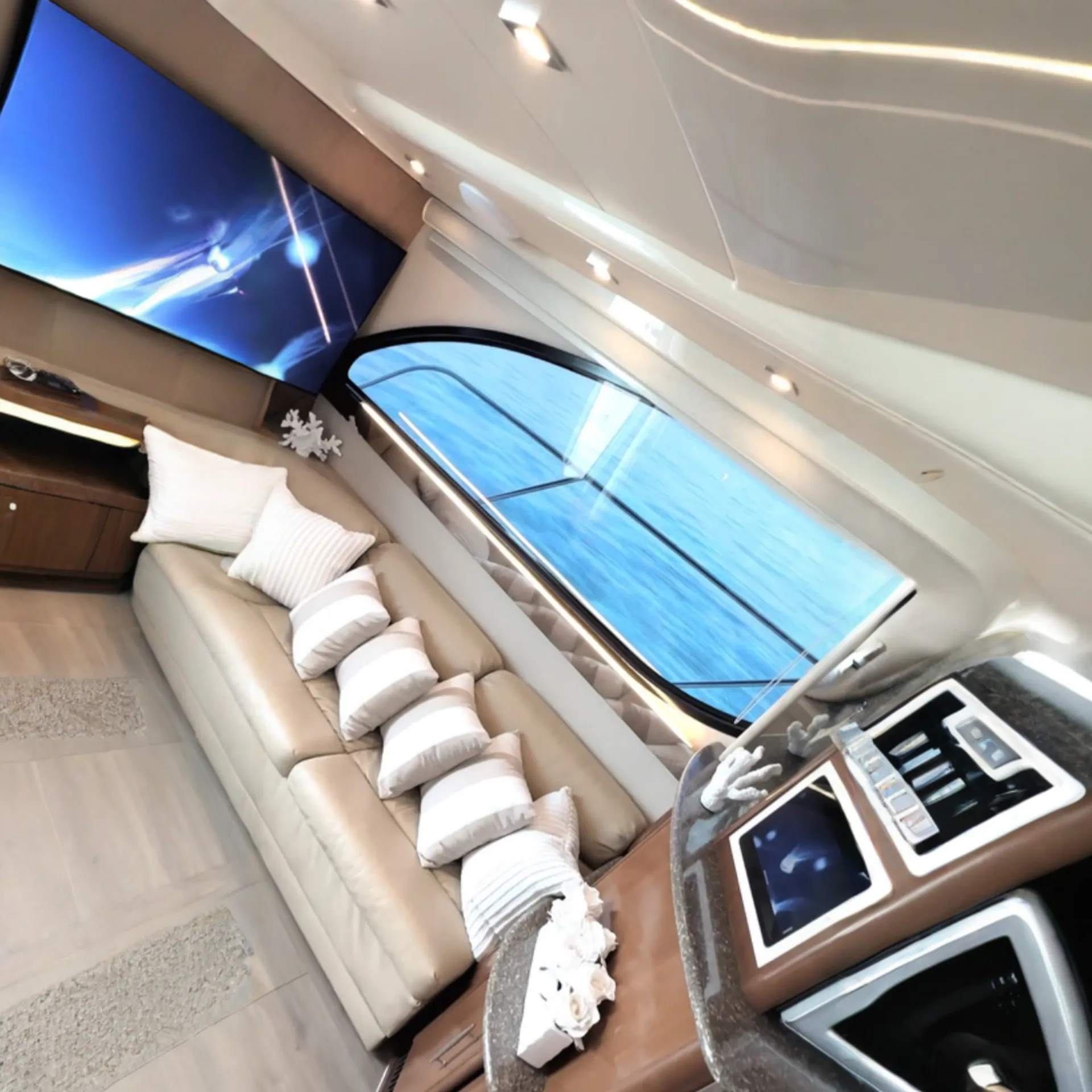 Luxury 41ft Meridian Yacht | Starlink, 4K TVs & Sunset Cruises| 13ppl