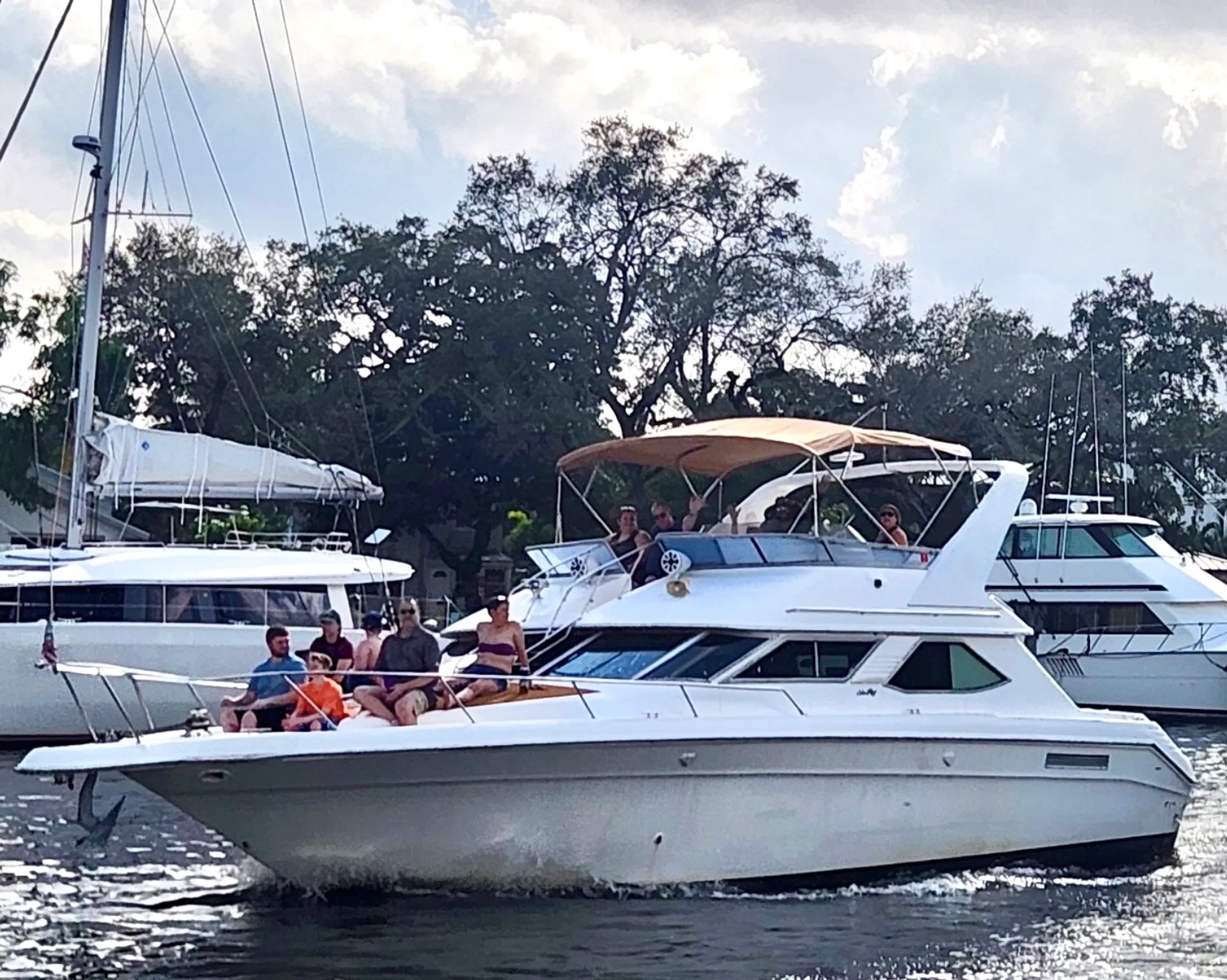 The Sea Lux Yachts 48’. Beautiful, spacious, and great value