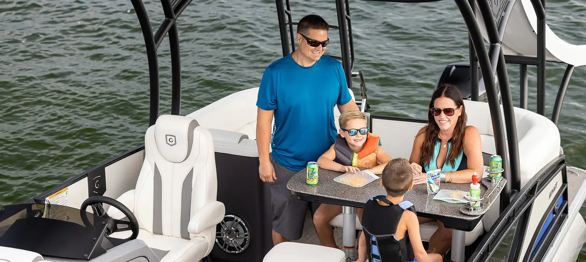 Godfrey Monaco Sundeck w/ Slide - 200HP- Kimberling