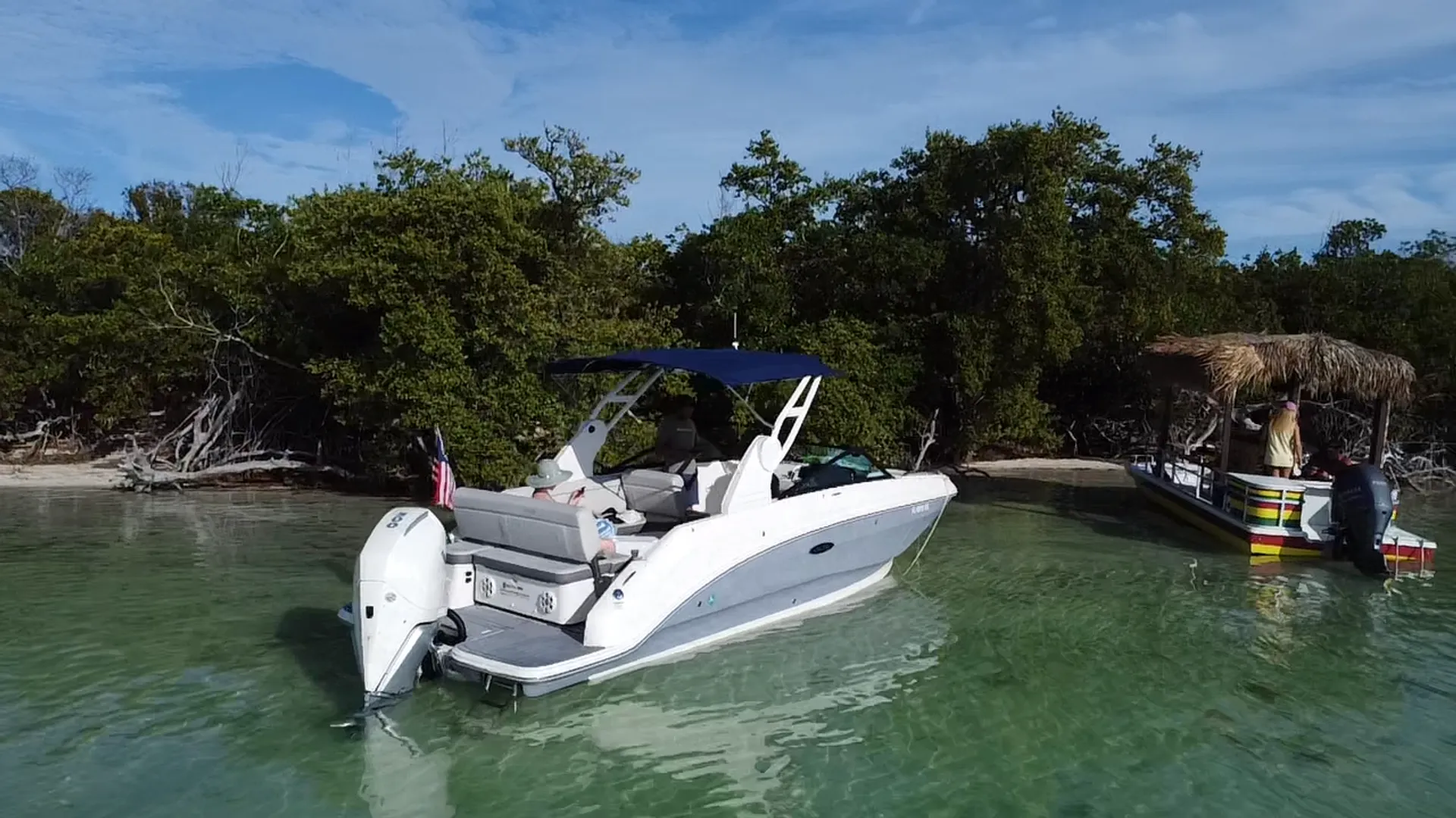 Private Luxury Sandbar Charter | Sea Ray 250 | Salty SandBars Key West