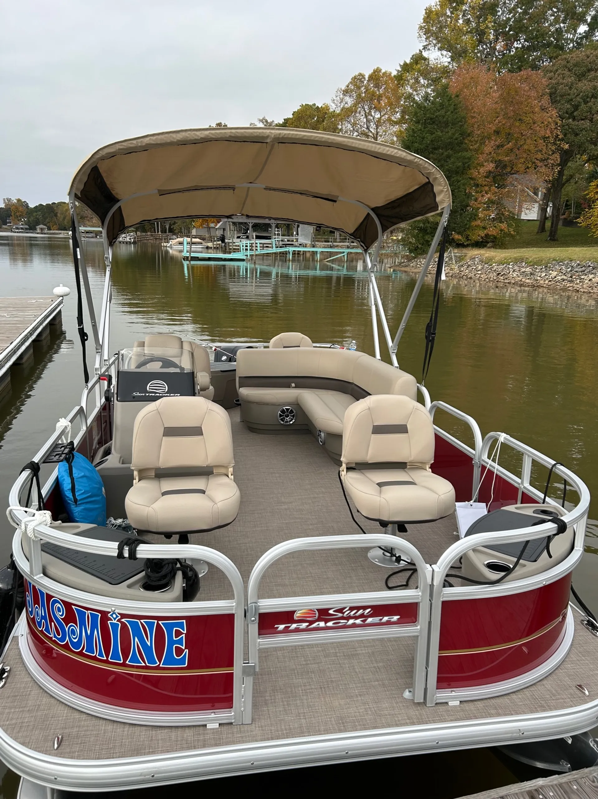 New pontoon near LKN State Park and waterfront restaurants