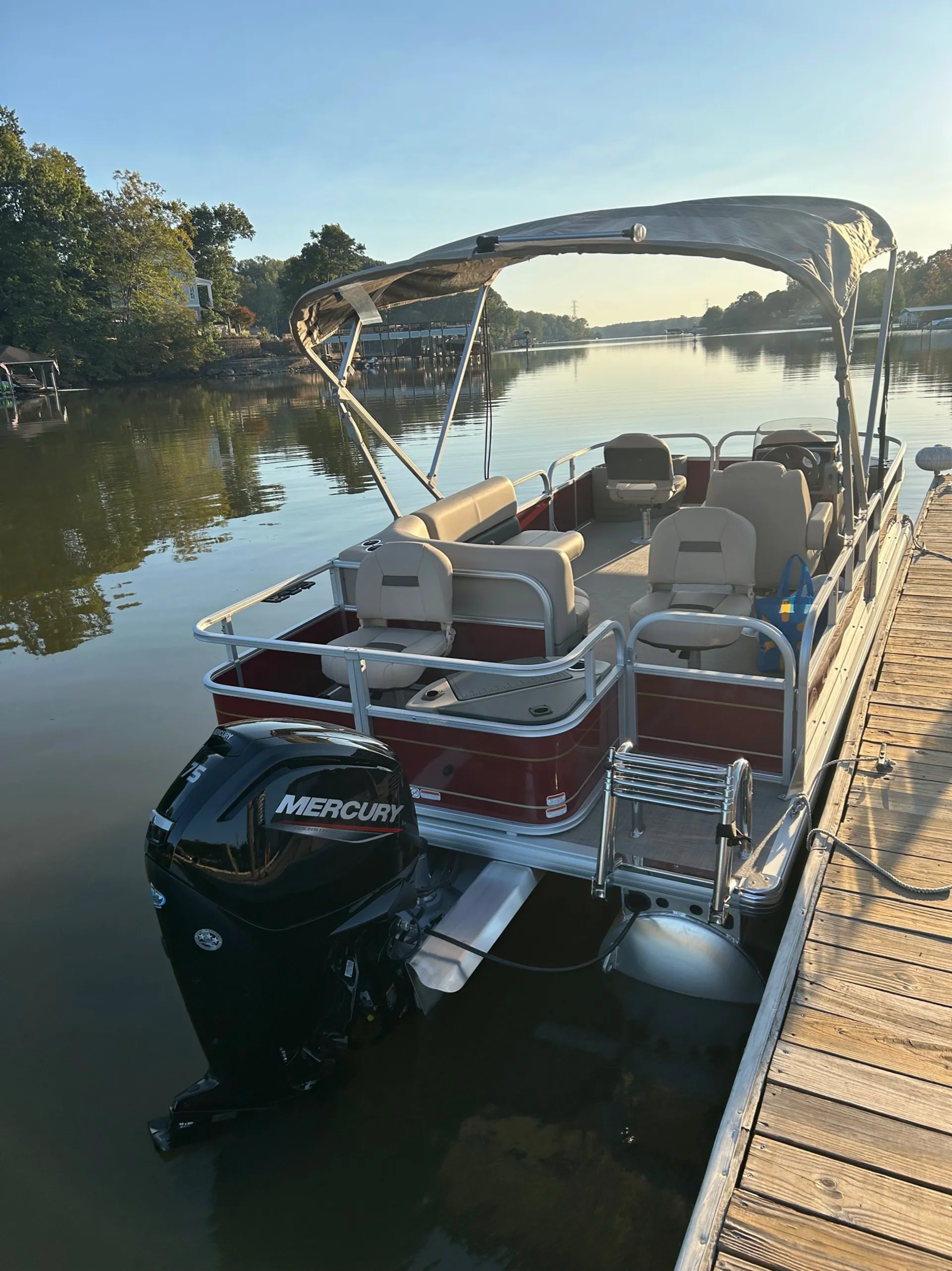 New pontoon near LKN State Park and waterfront restaurants