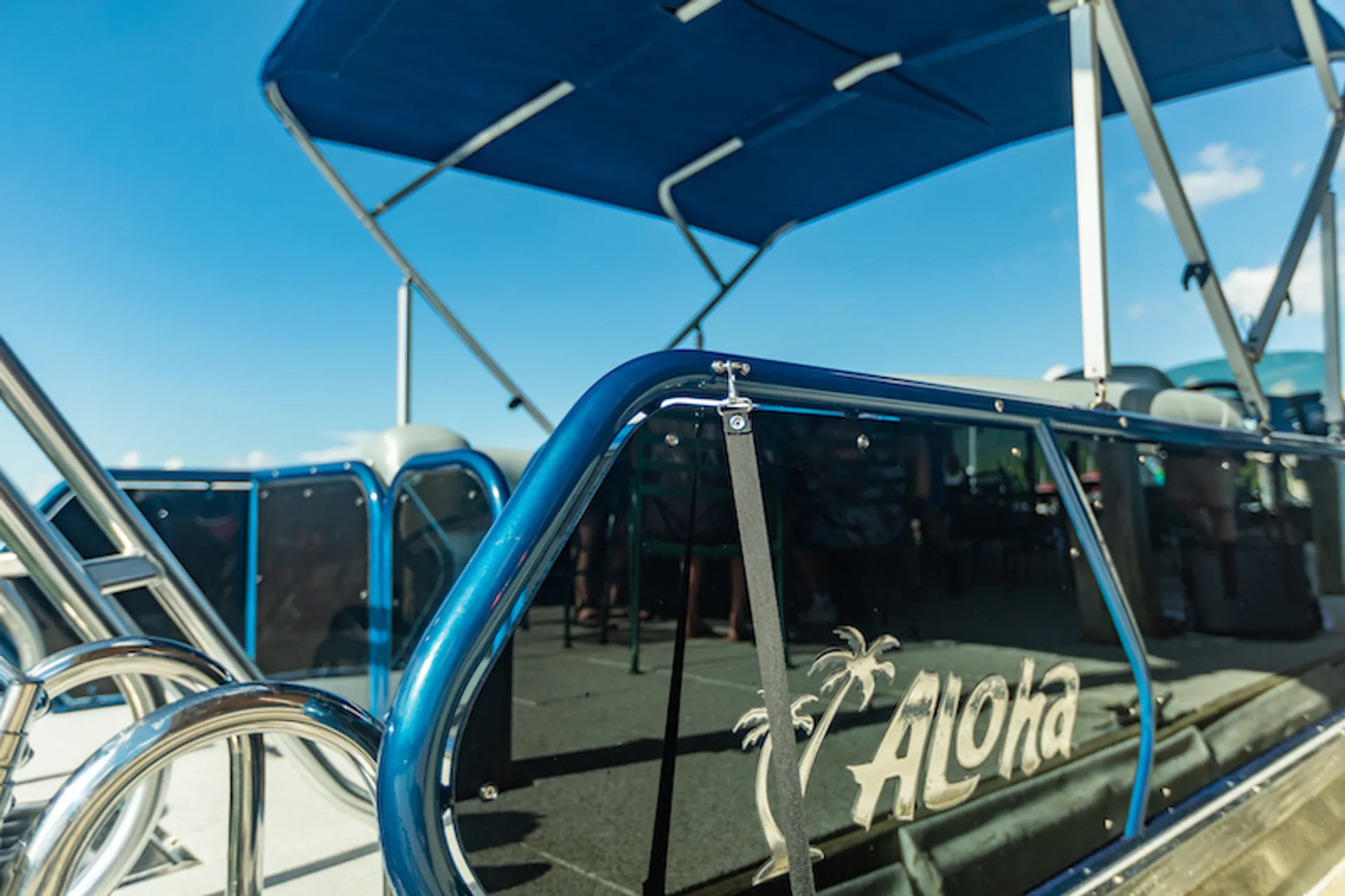 Perfect boat for parties, tanning, family outings, and more! Cove