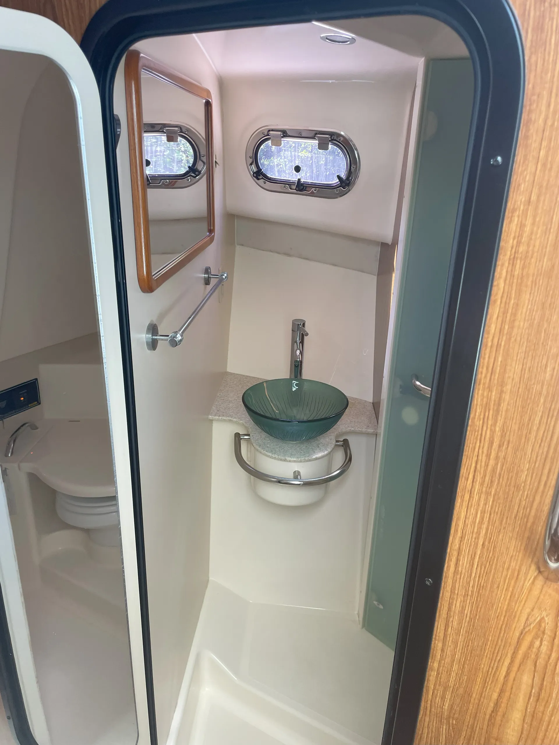 Relaxation in a dual A/C luxury Yacht