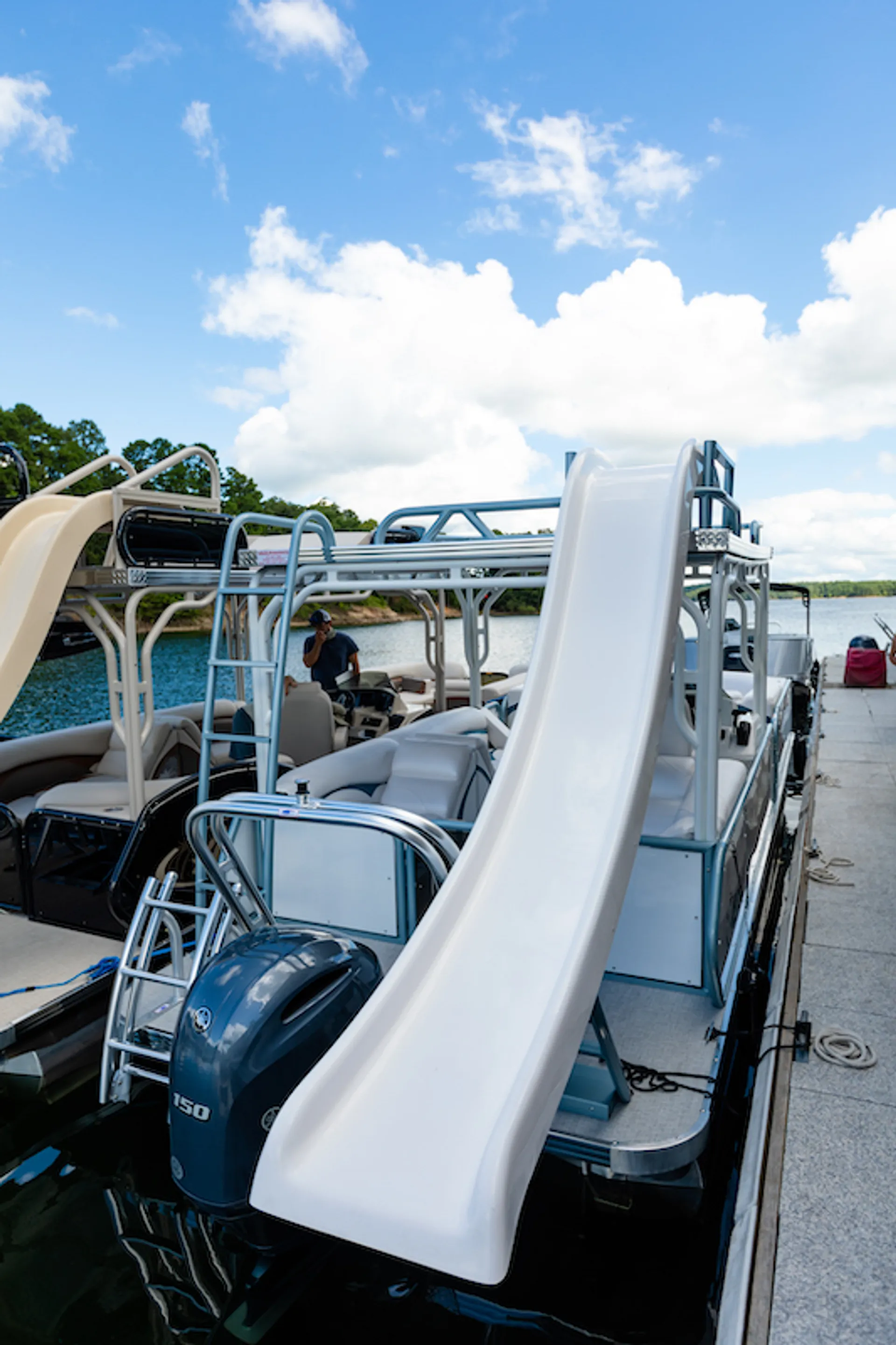 30' Double Decker w/Slide in Canyon Lake - King of the lake! Cranes
