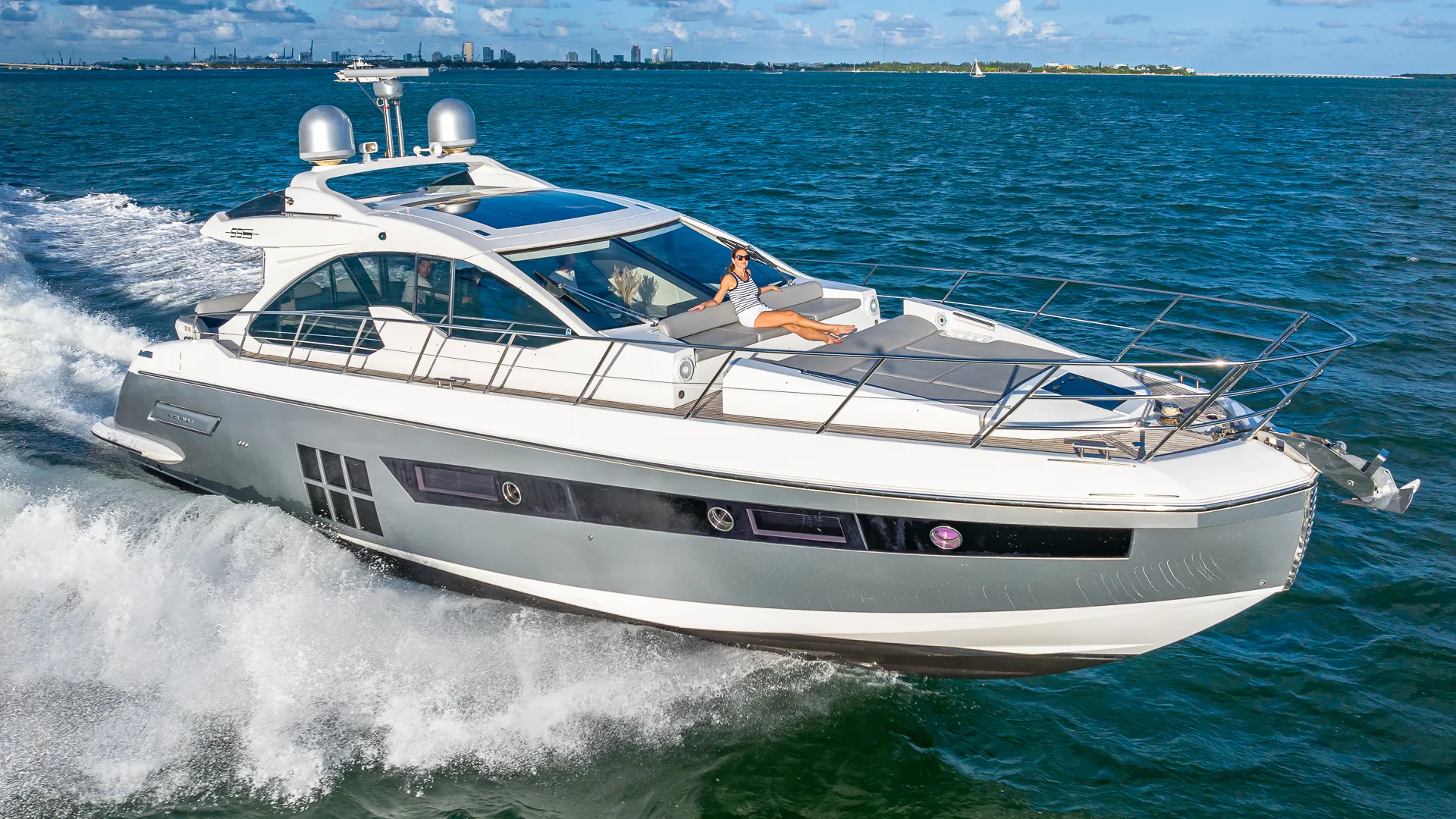 55 Azimut Luxury Yacht Sleek in Miami | No Extra Fees 
