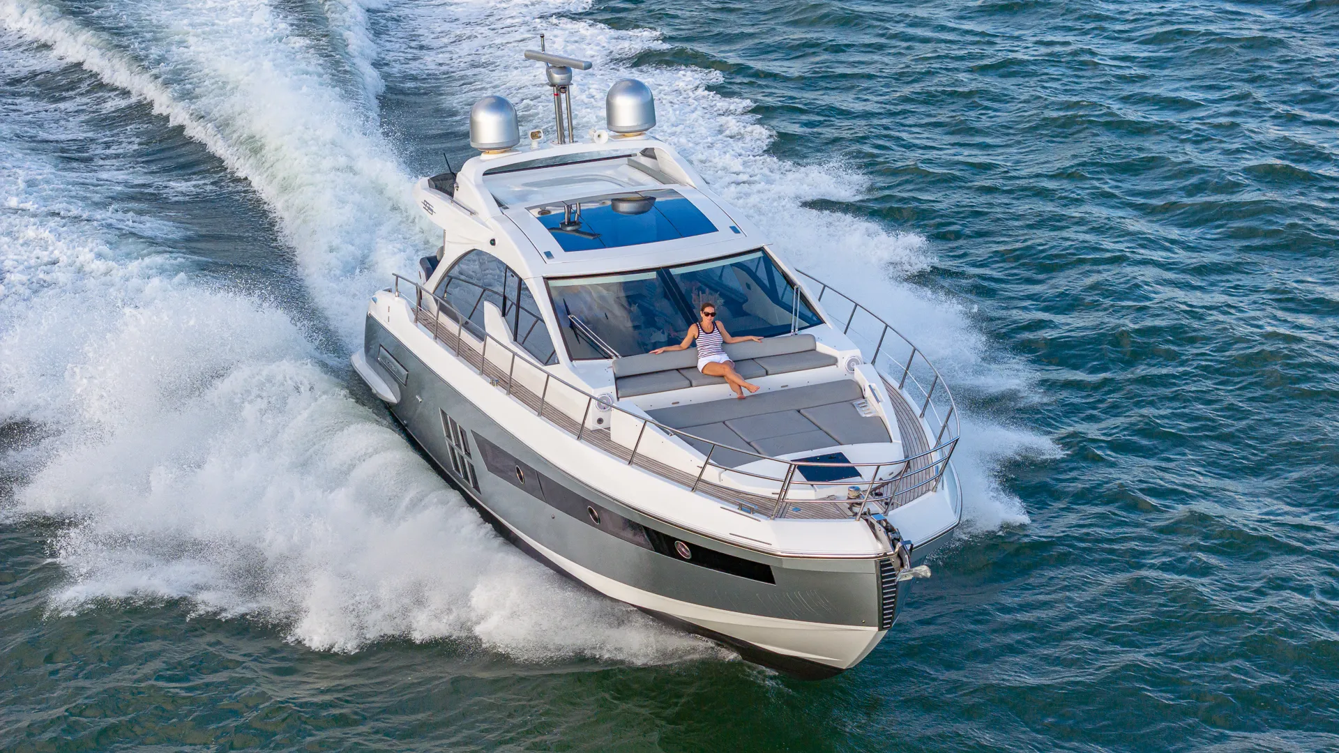 55 Azimut Luxury Yacht Sleek in Miami | No Extra Fees 