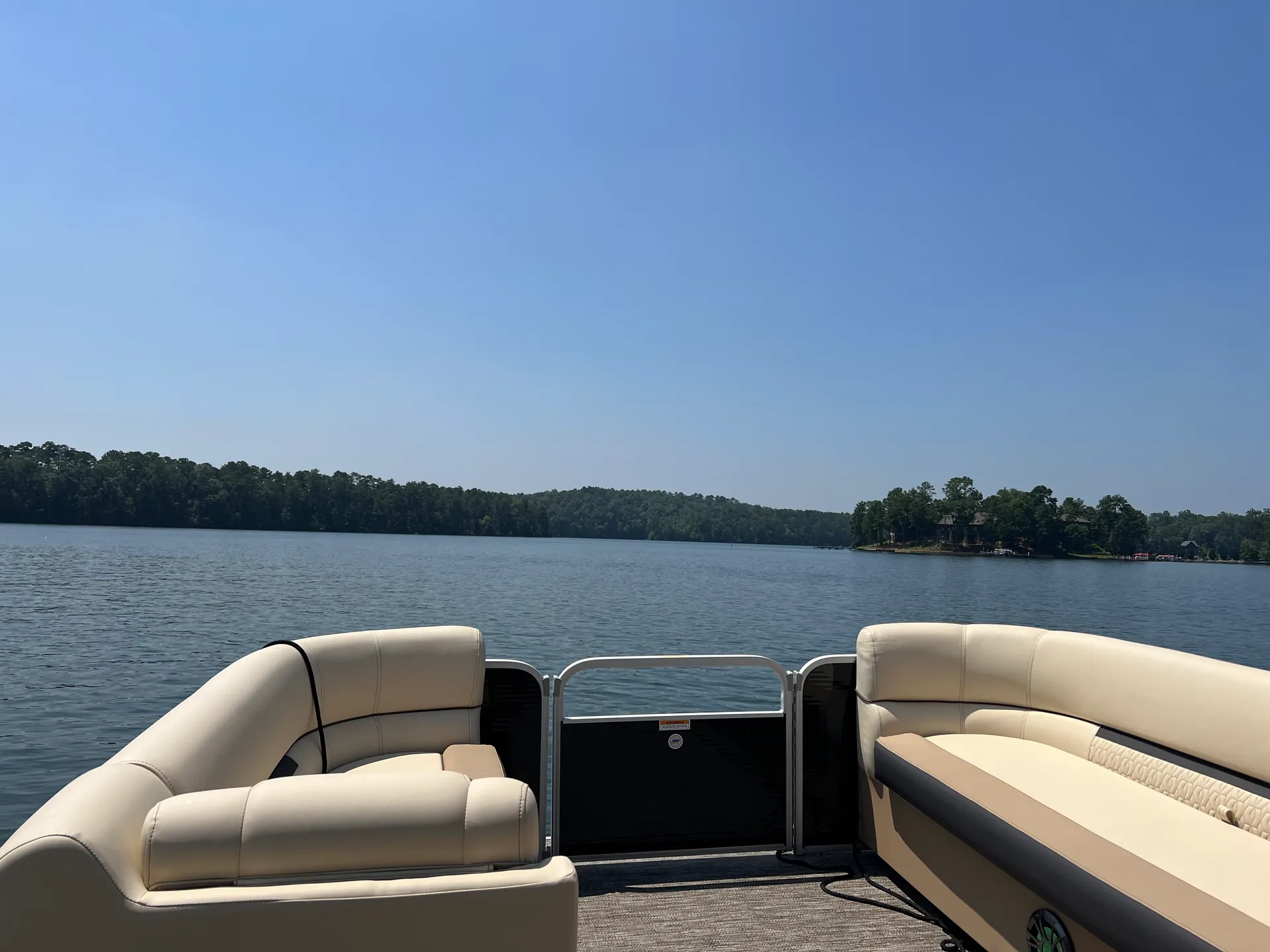 Enjoy beautiful Lake Martin on this 23ft Godfrey Sweetwater