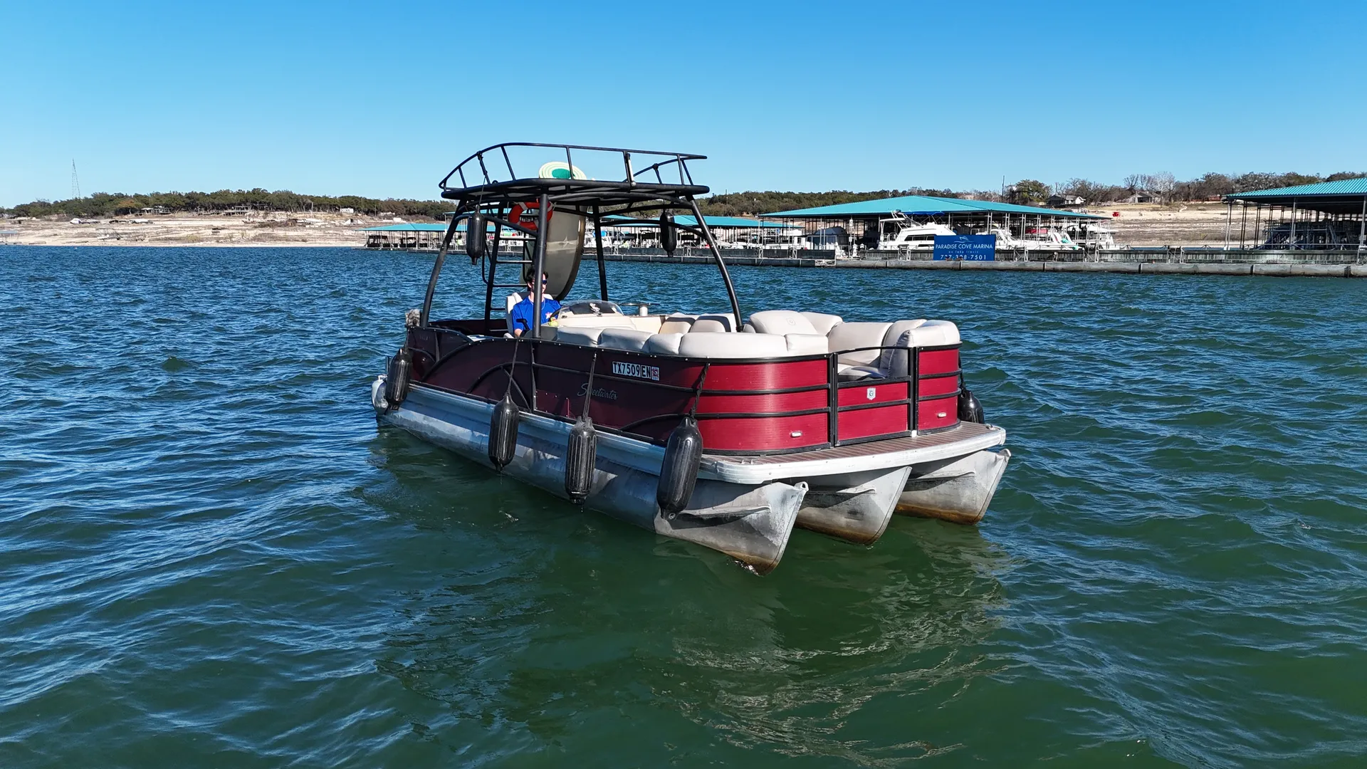 26ft - Godfrey AquaPatio Sweetwater Double Decker w/Slide 