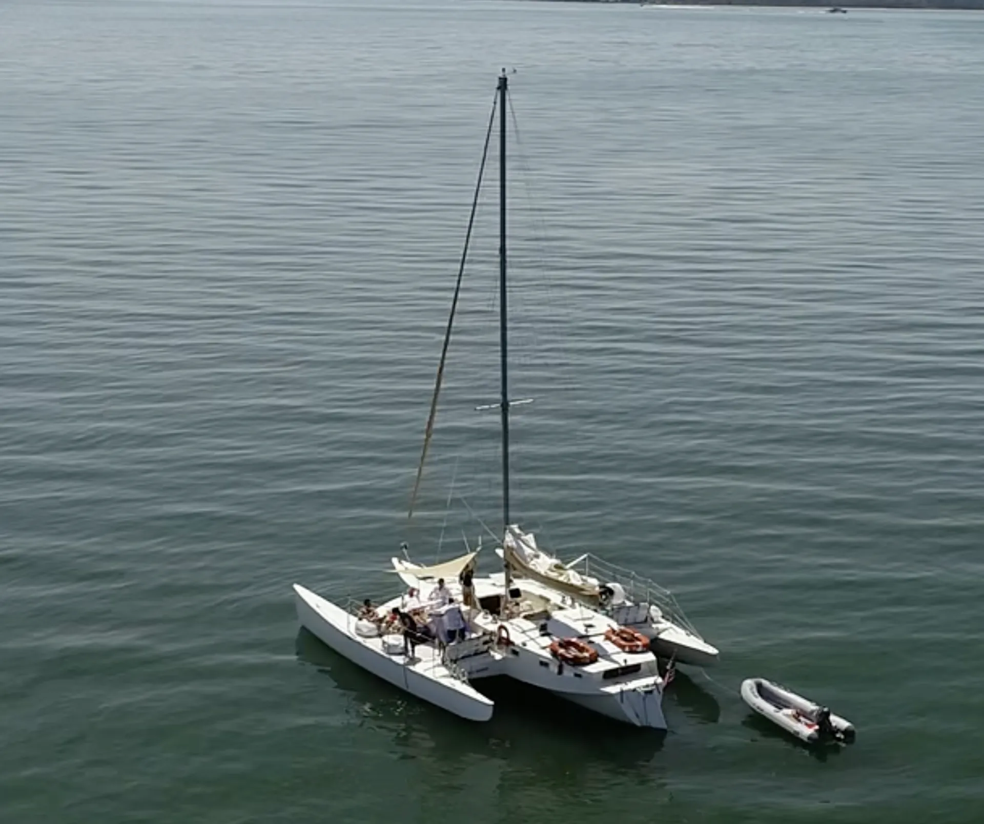 A Coast Guard Certified Classic Mahogany Trimaran