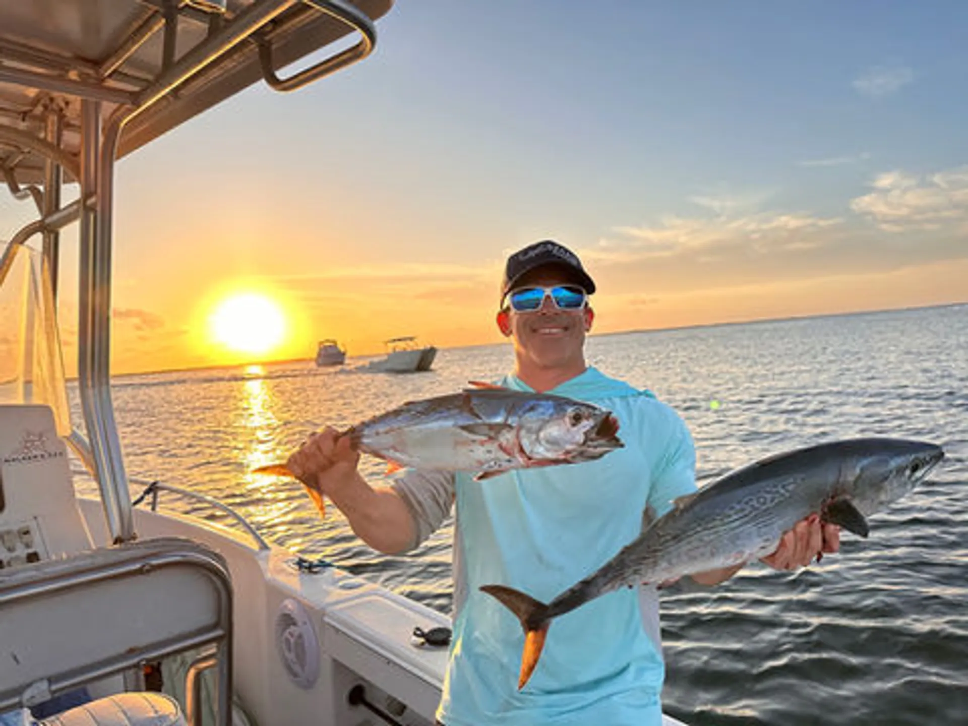 Cobia 24 Ft. Center Console boat for Cruising or Fishing with captain