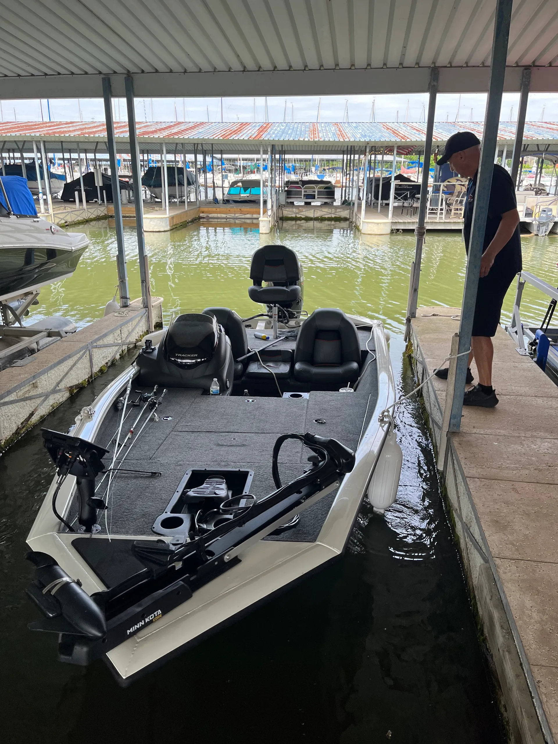Bass Boat Fishing Lake Ray Hubbard