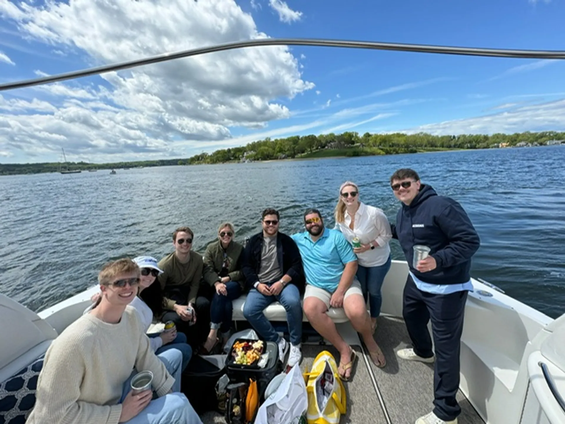 Winedown aboard our 33ft charter relax, & enjoy Sunset Cruises