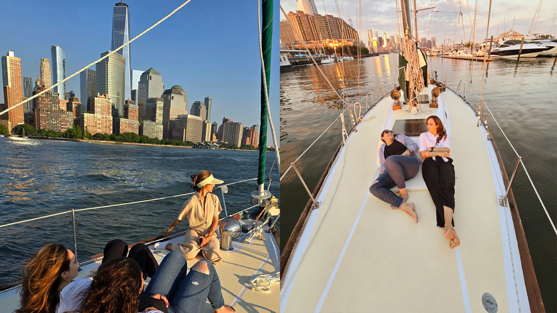 The Only 40ft Hinckley Sailboat in Manhattan,  Chelsea Piers.