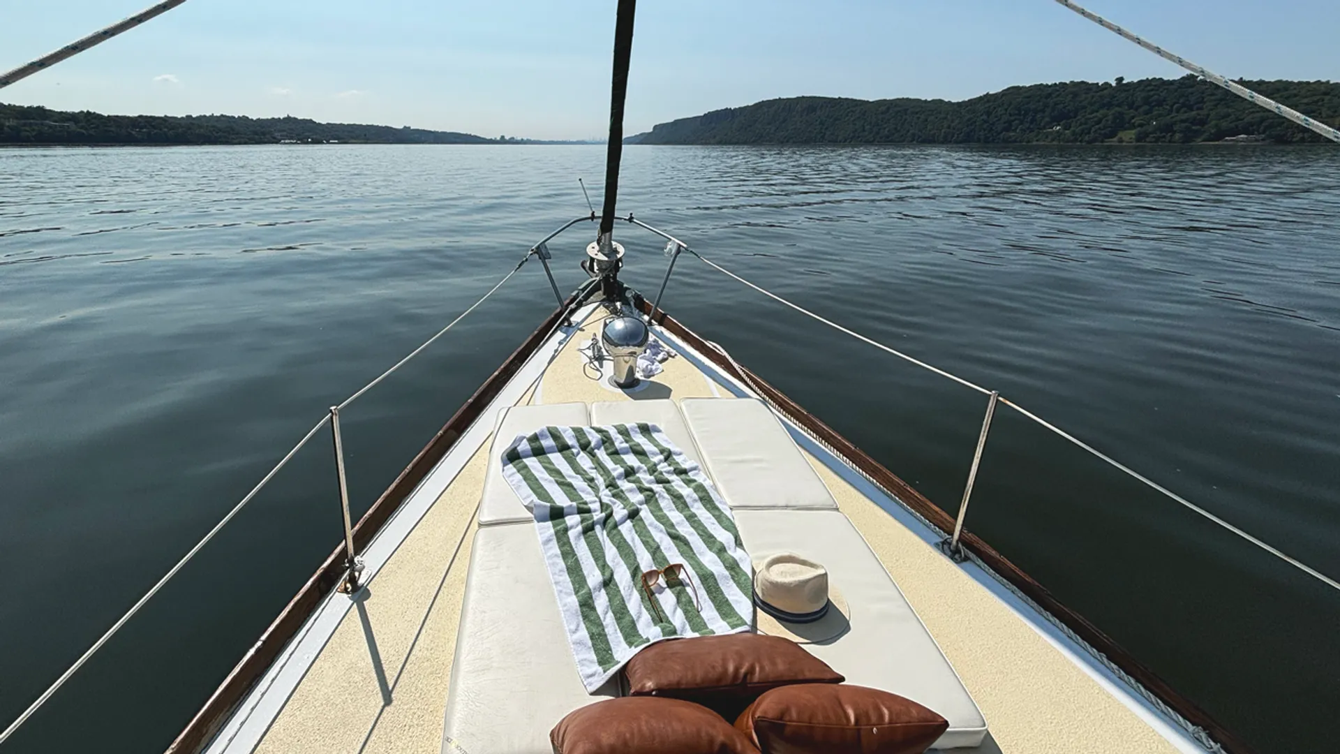 The Only 40ft Hinckley Sailboat in Manhattan,  Chelsea Piers.