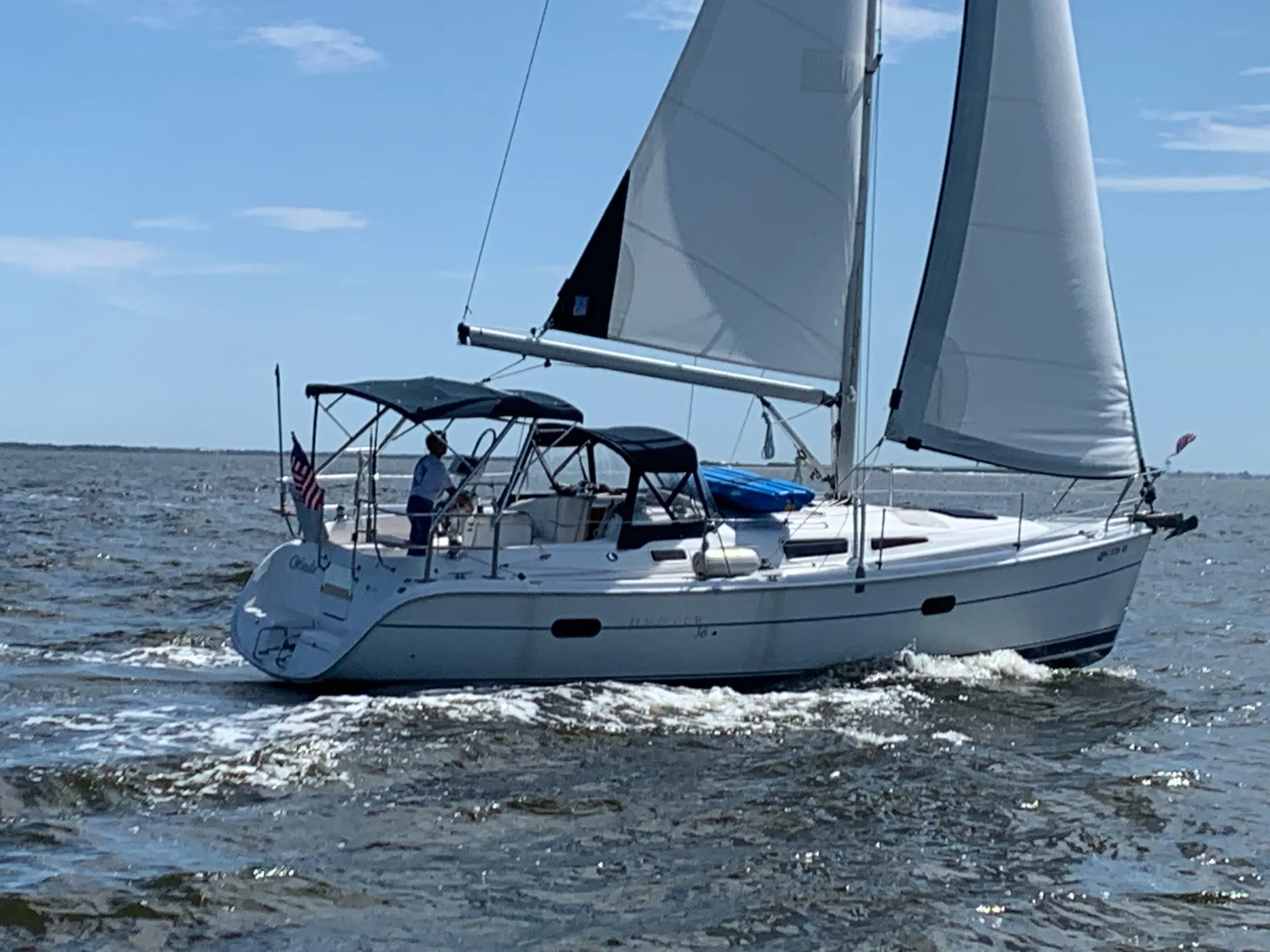 Relax, feel free and sail into a nautical world of “Wonder”, Hunter36'