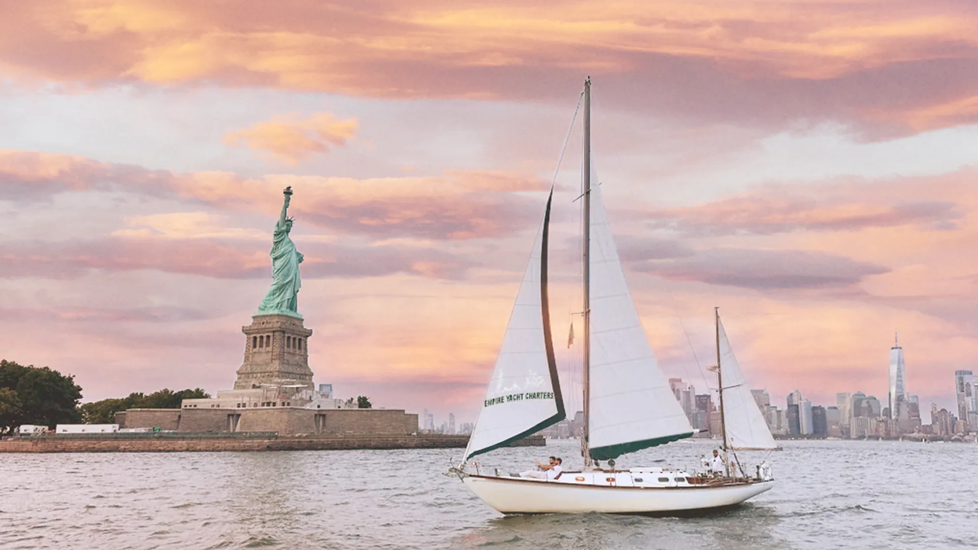 The Only 40ft Hinckley Sailboat in Manhattan,  Chelsea Piers.