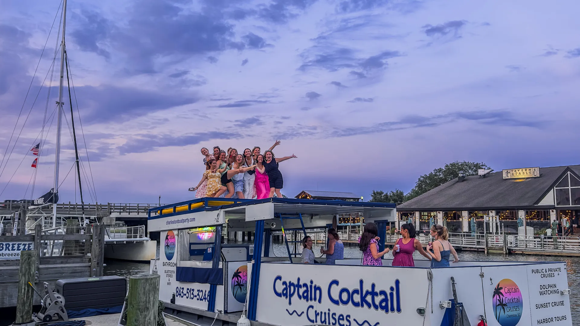 Charleston's Ultimate Private Party Boat for up to 22 - Bachelor(ette)