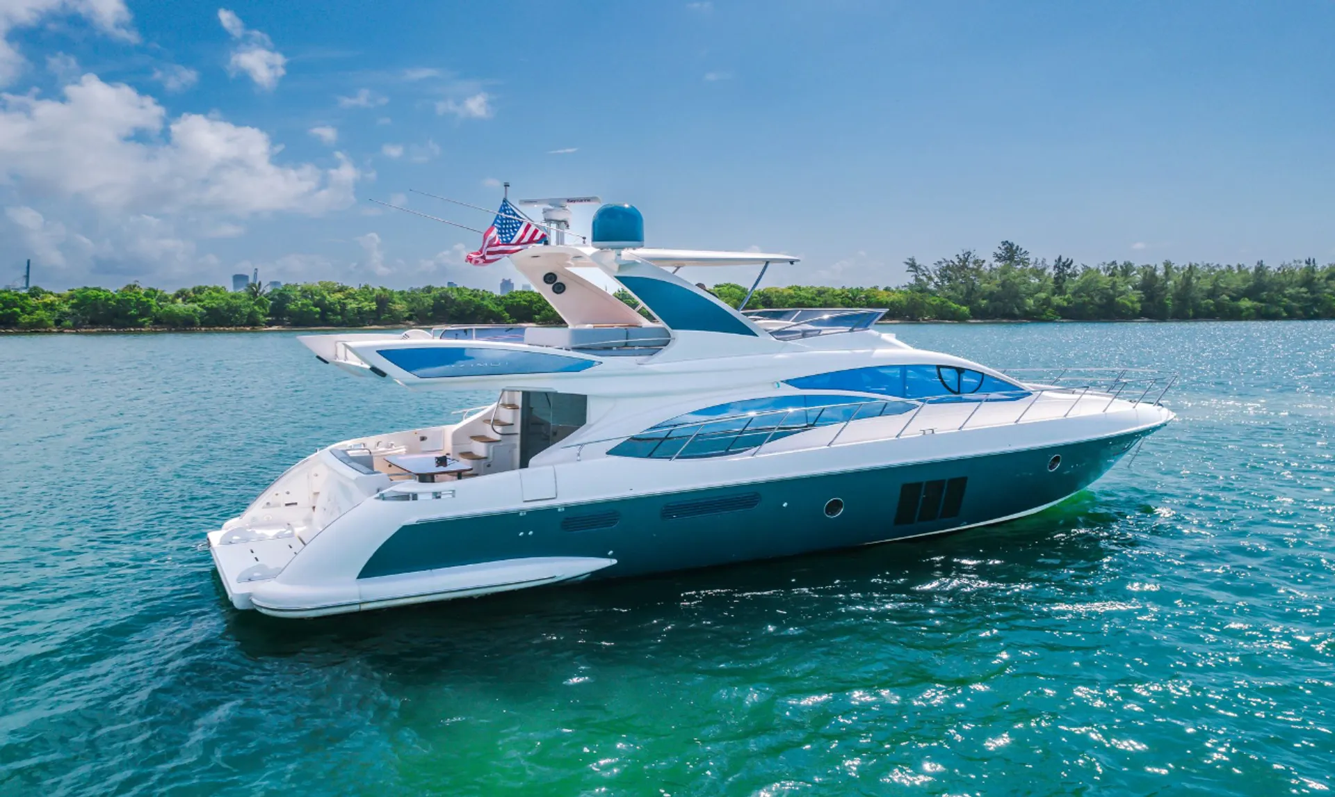 Miami Finest!! 66ft Luxury Yacht Azimut Flybridge Jet Skis-1 Free hour