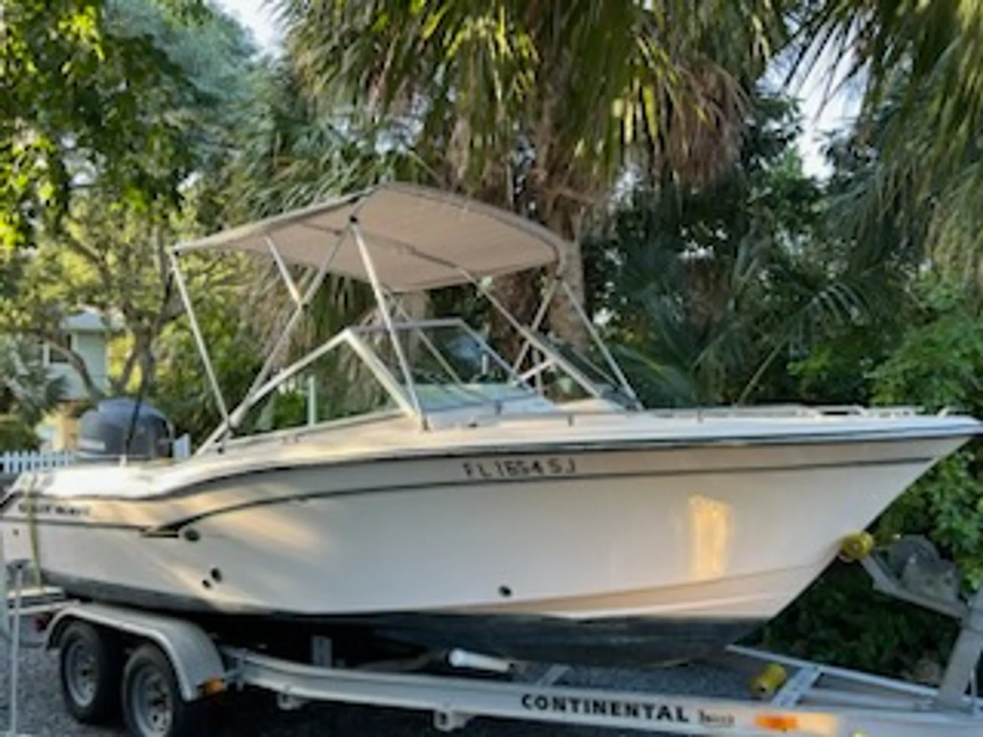 19 foot Grady White 192 Freedom with 150 hp Yamaha. Great family boat.