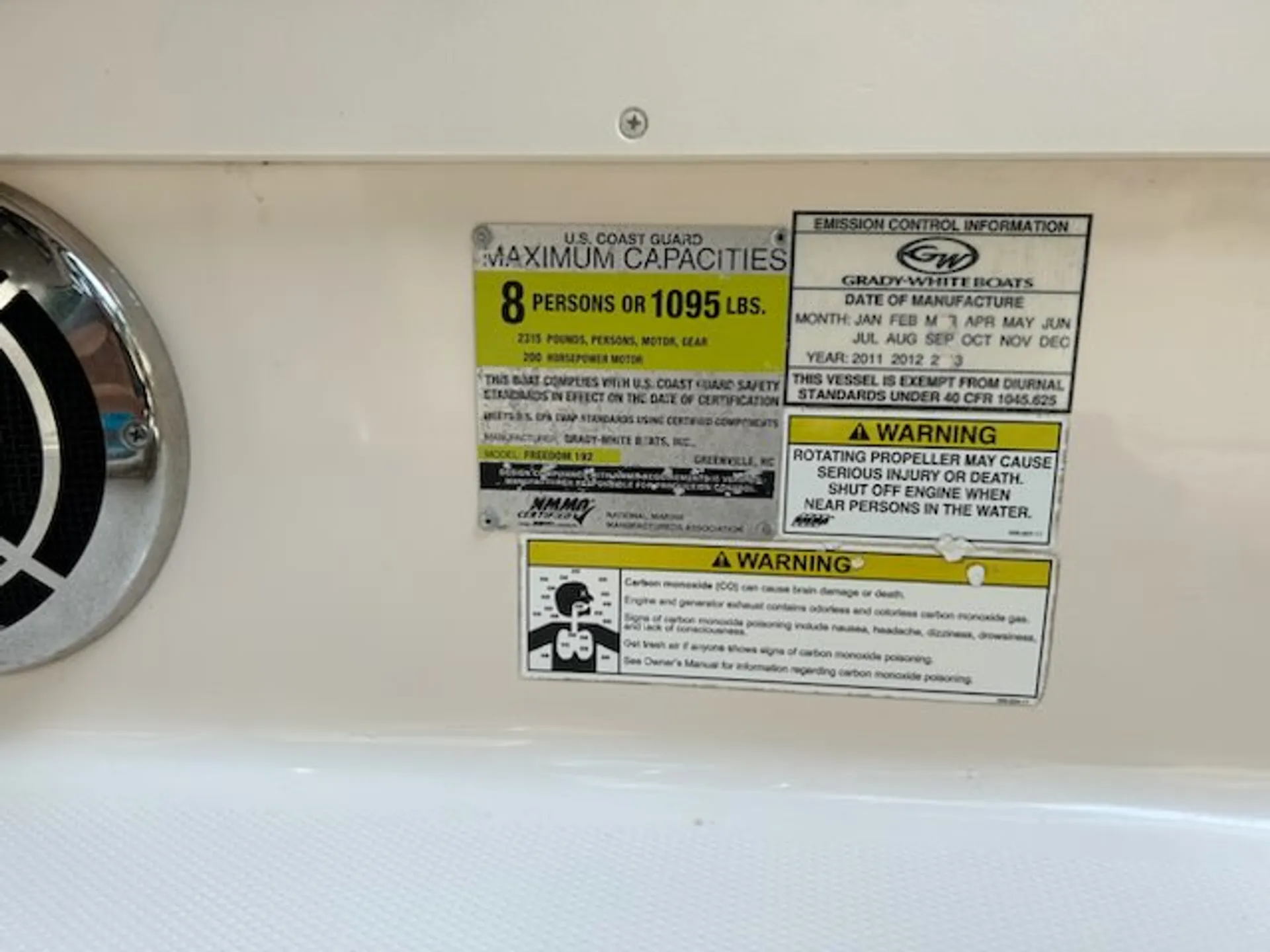 19 foot Grady White 192 Freedom with 150 hp Yamaha. Great family boat.