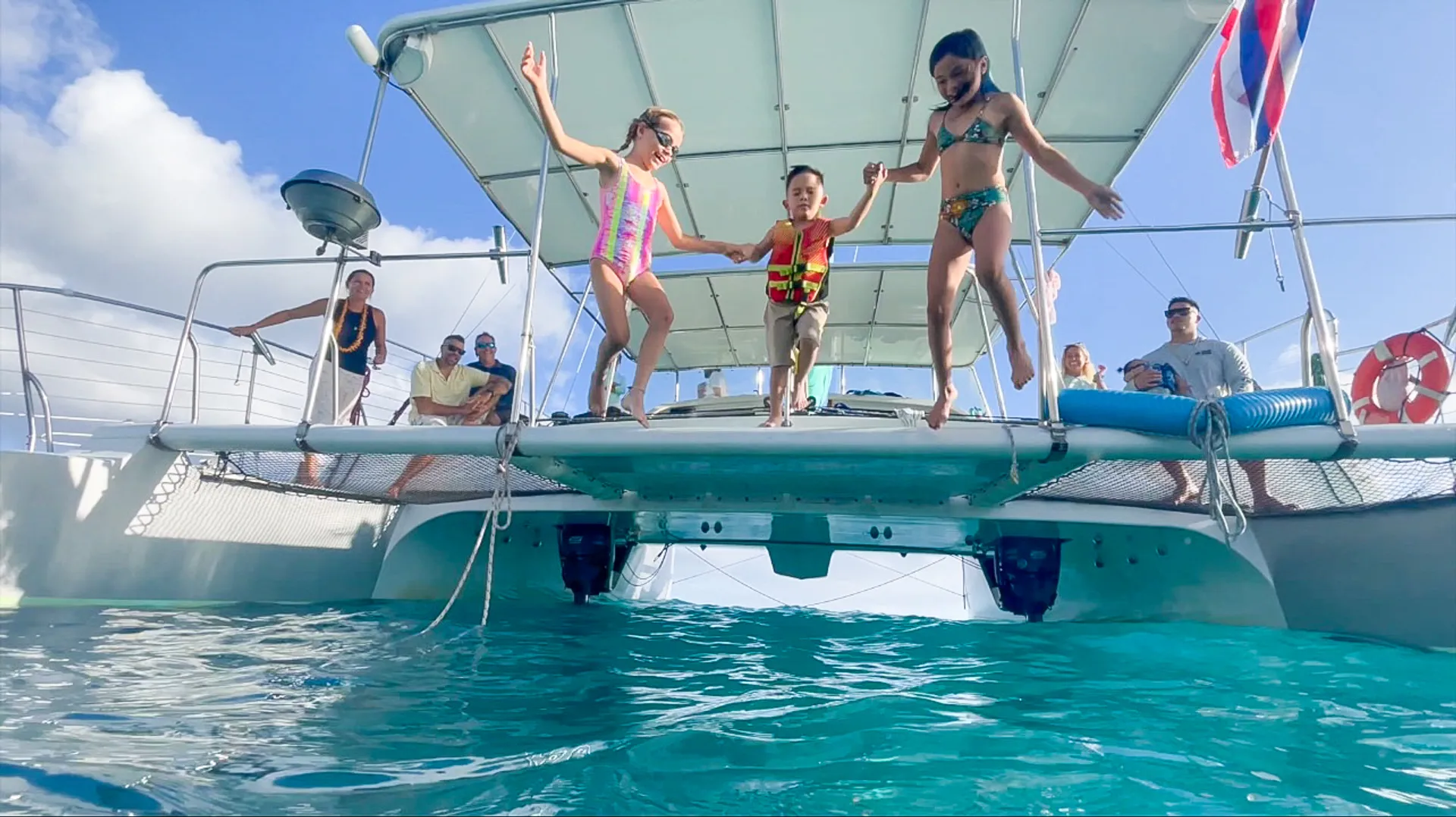 Private Charter On 48 ft Custom Made Sailing Catamaran in Honolulu, HI