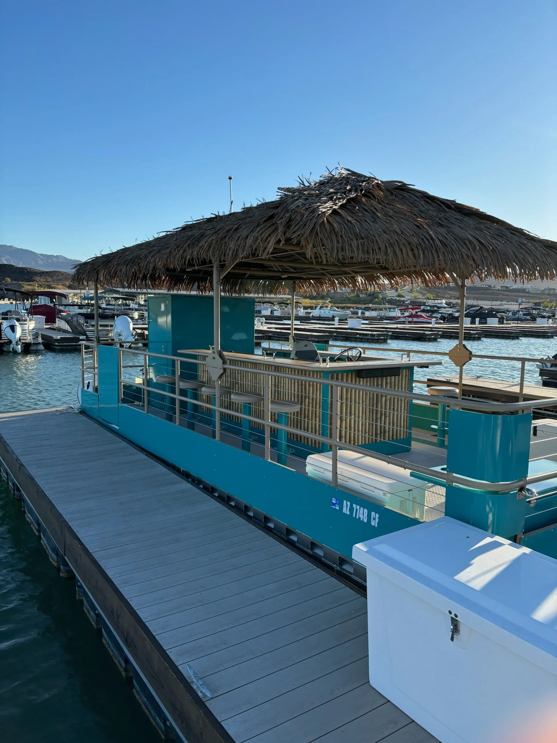  Happy Hours! Karaoke Boat 28 by 11 foot 6 wide  with Flush Toilet 