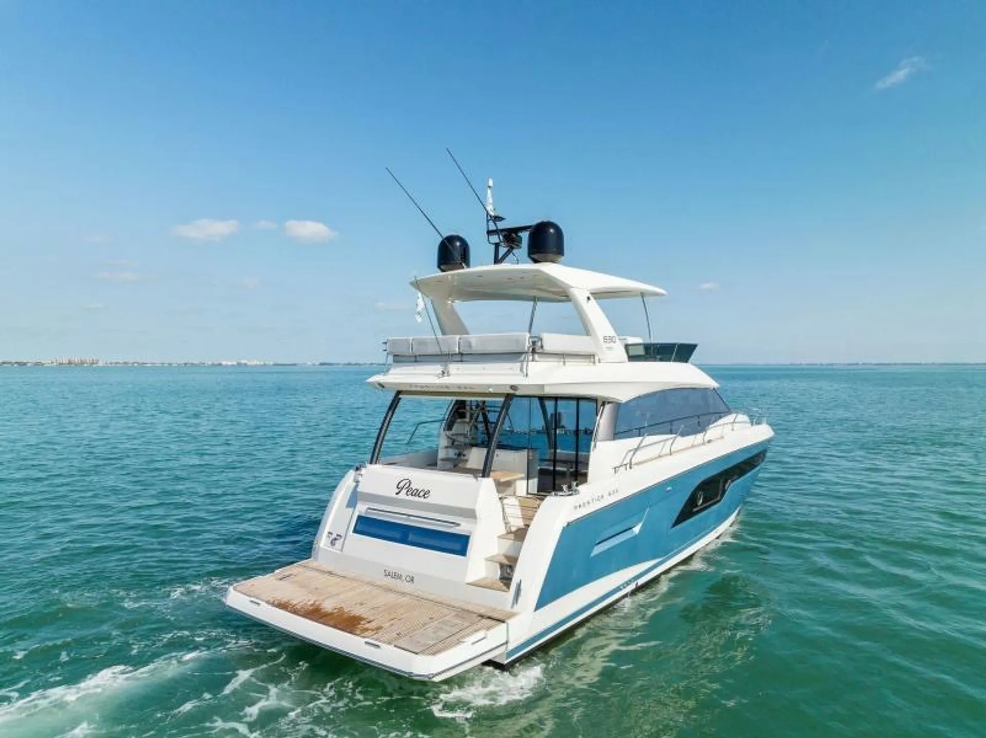Peace | 63’ Prestige – Sarasota’s Premier Luxury Yacht