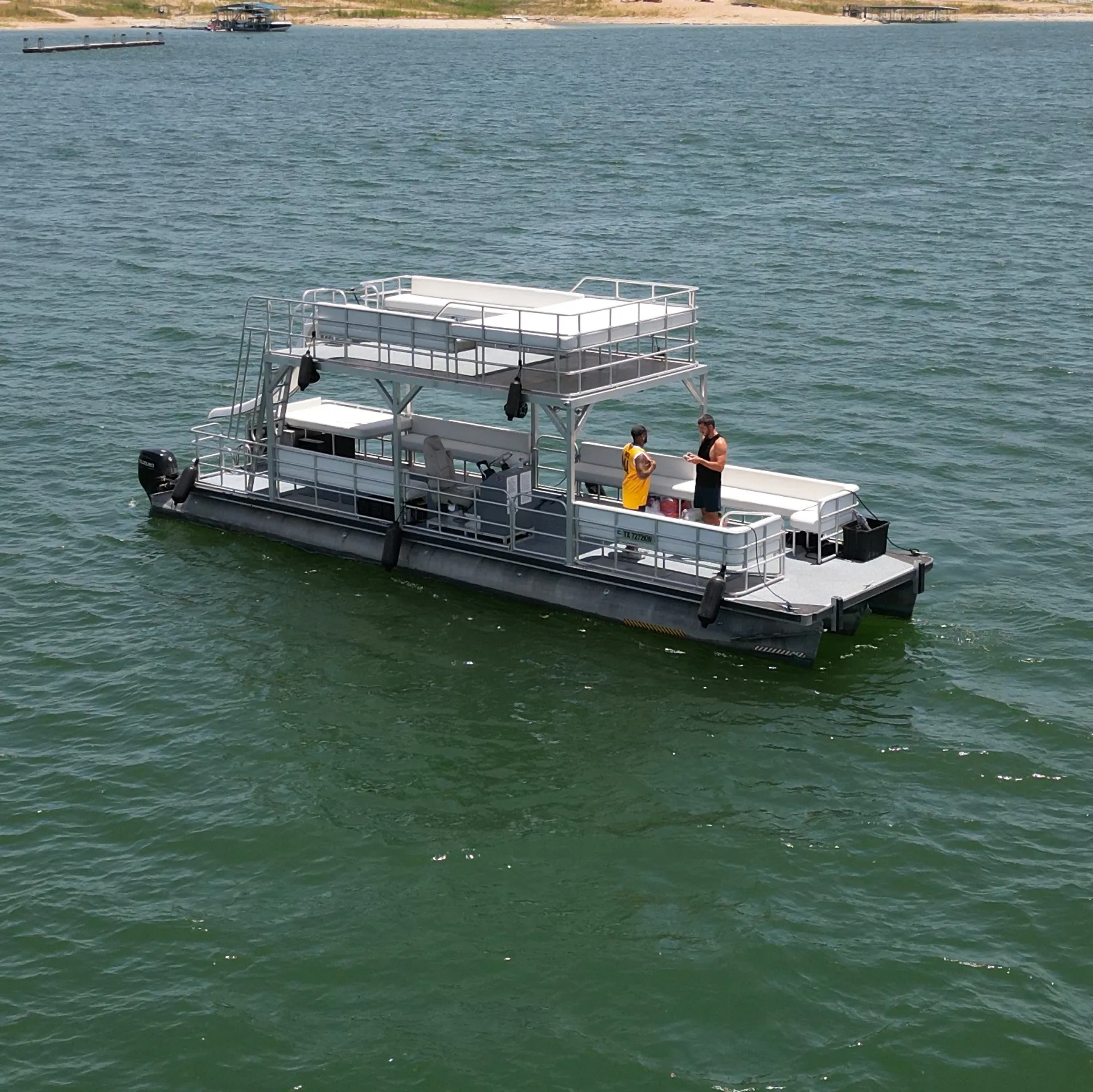 Double decker with slide (up to 32 person capacity)