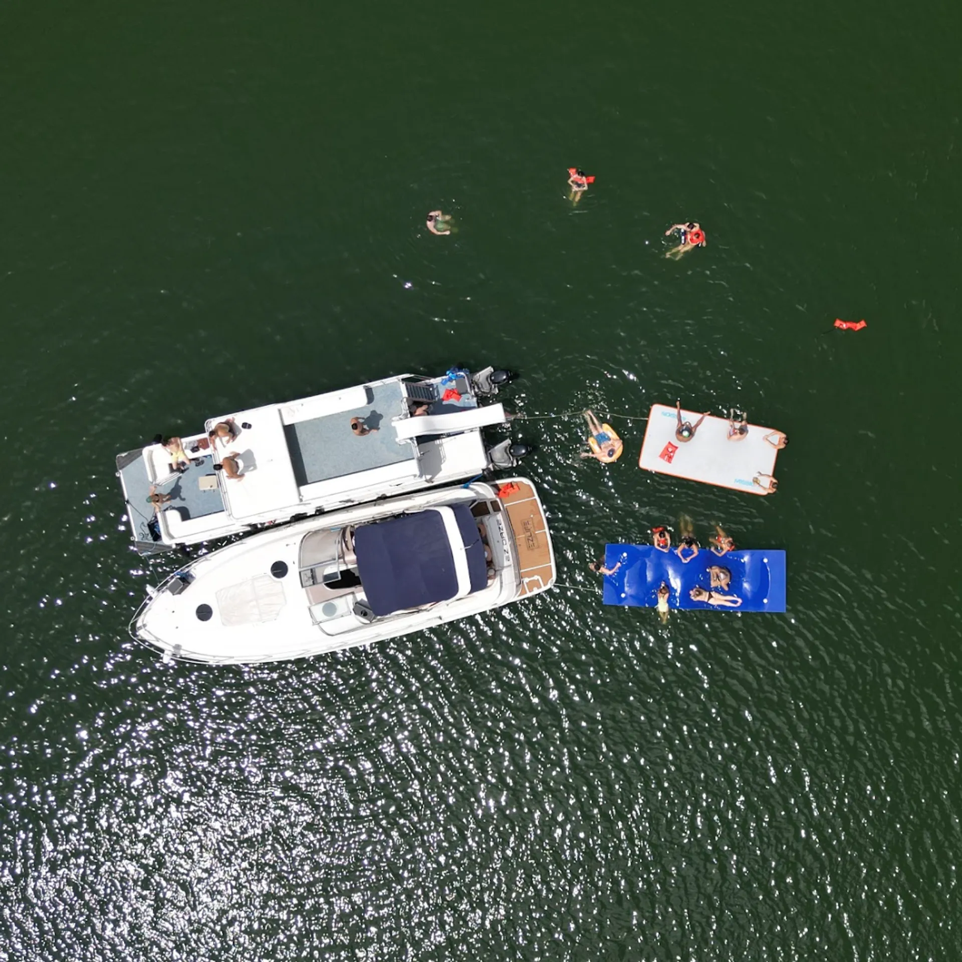 Double decker with slide (up to 32 person capacity)