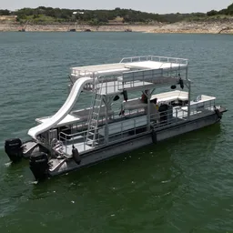 Double Decker With Slide (Up To 32 Person Capacity) – Lake Travis boat photo
