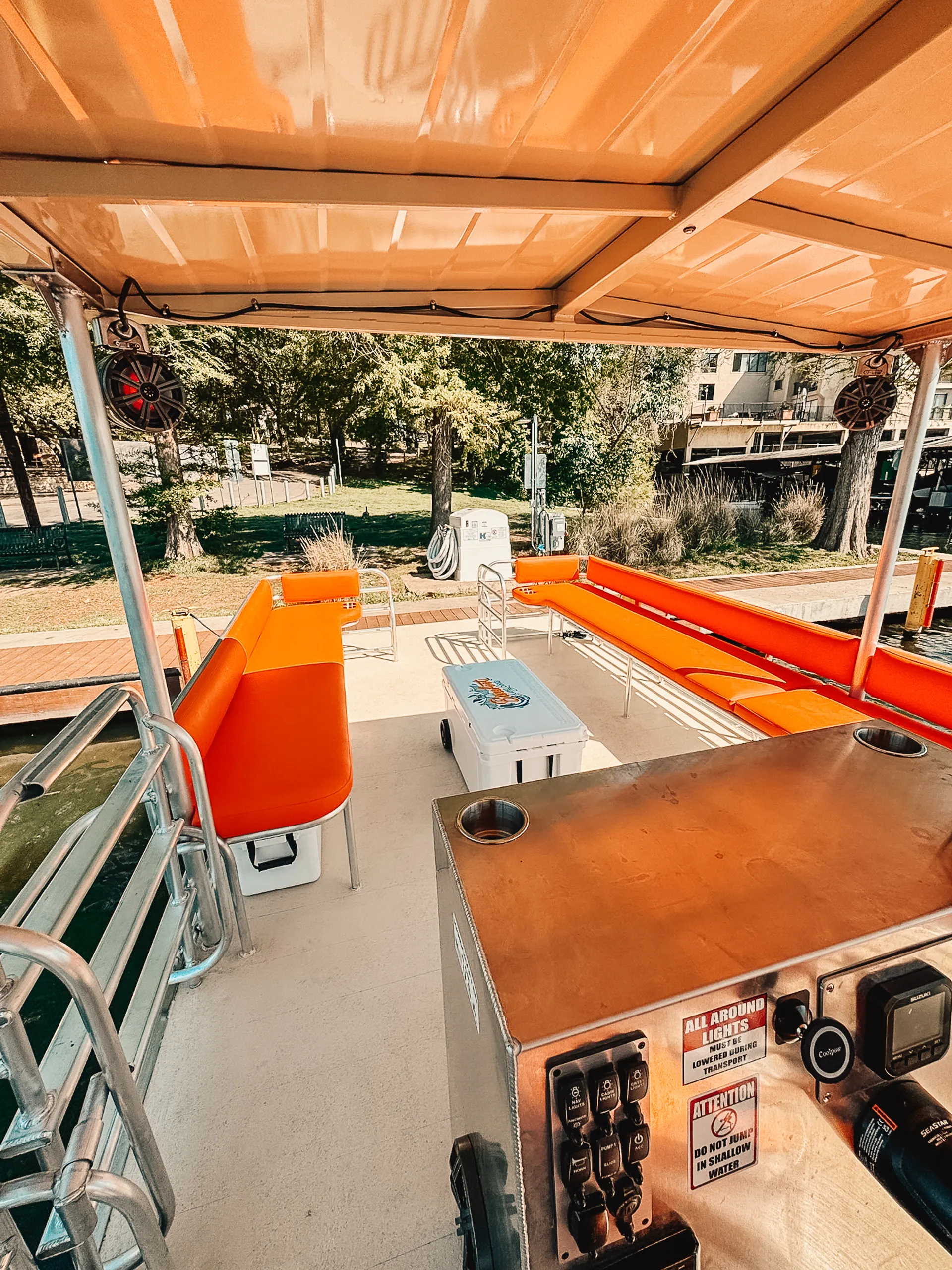 24 person Tiki Pontoon with water slide and GRILL