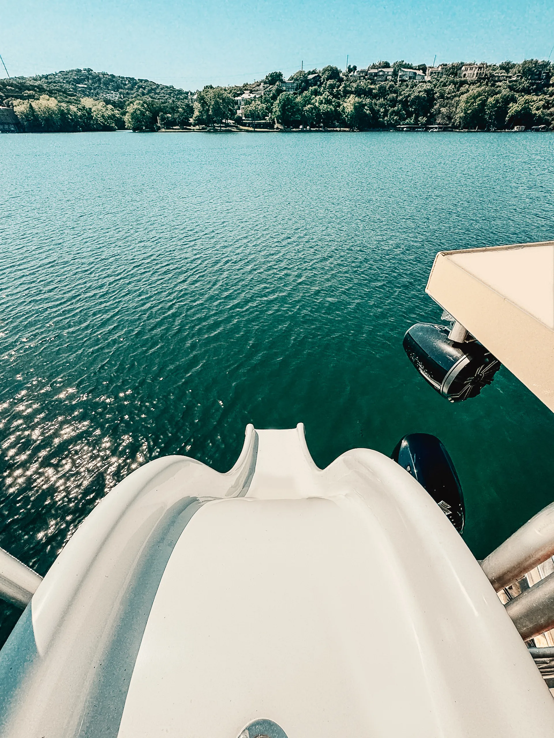 24 person Tiki Pontoon with water slide and GRILL