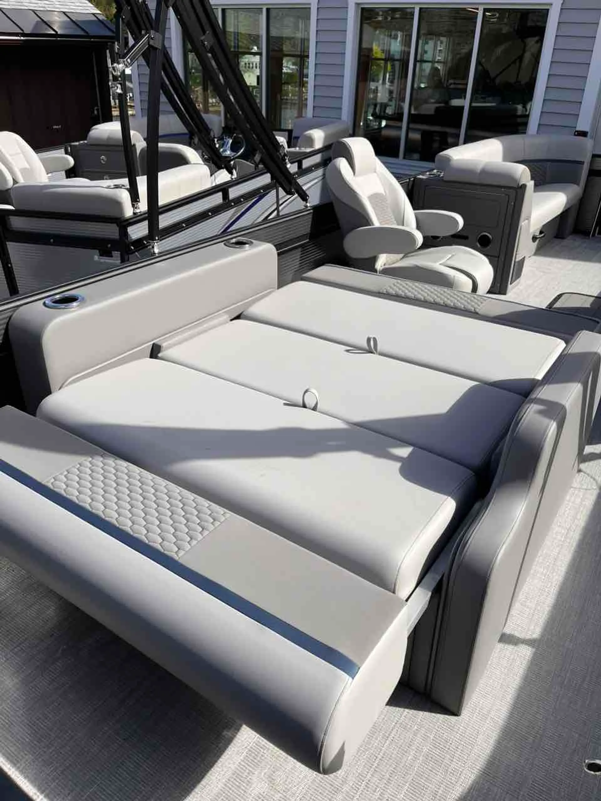 The Perfect Party Barge for a great day of fun and sun! 