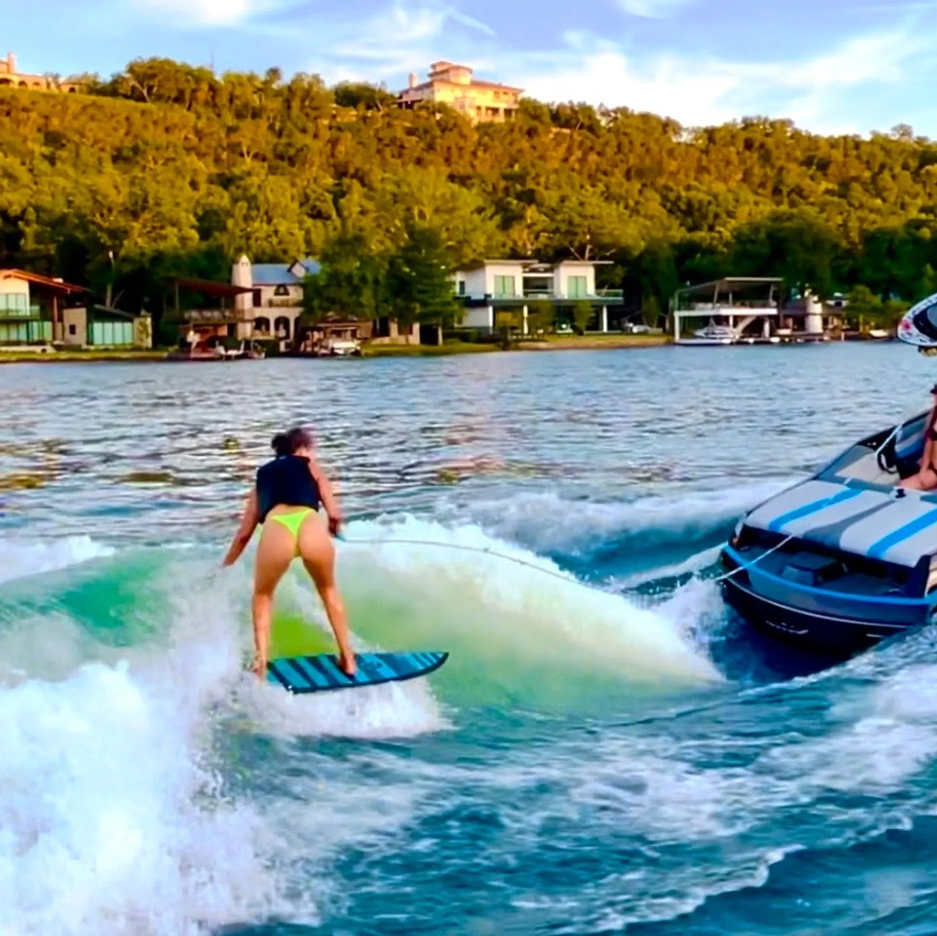 #1 Wakesurf and Party Boat in Austin. BYOB. Captained. On Lake Austin