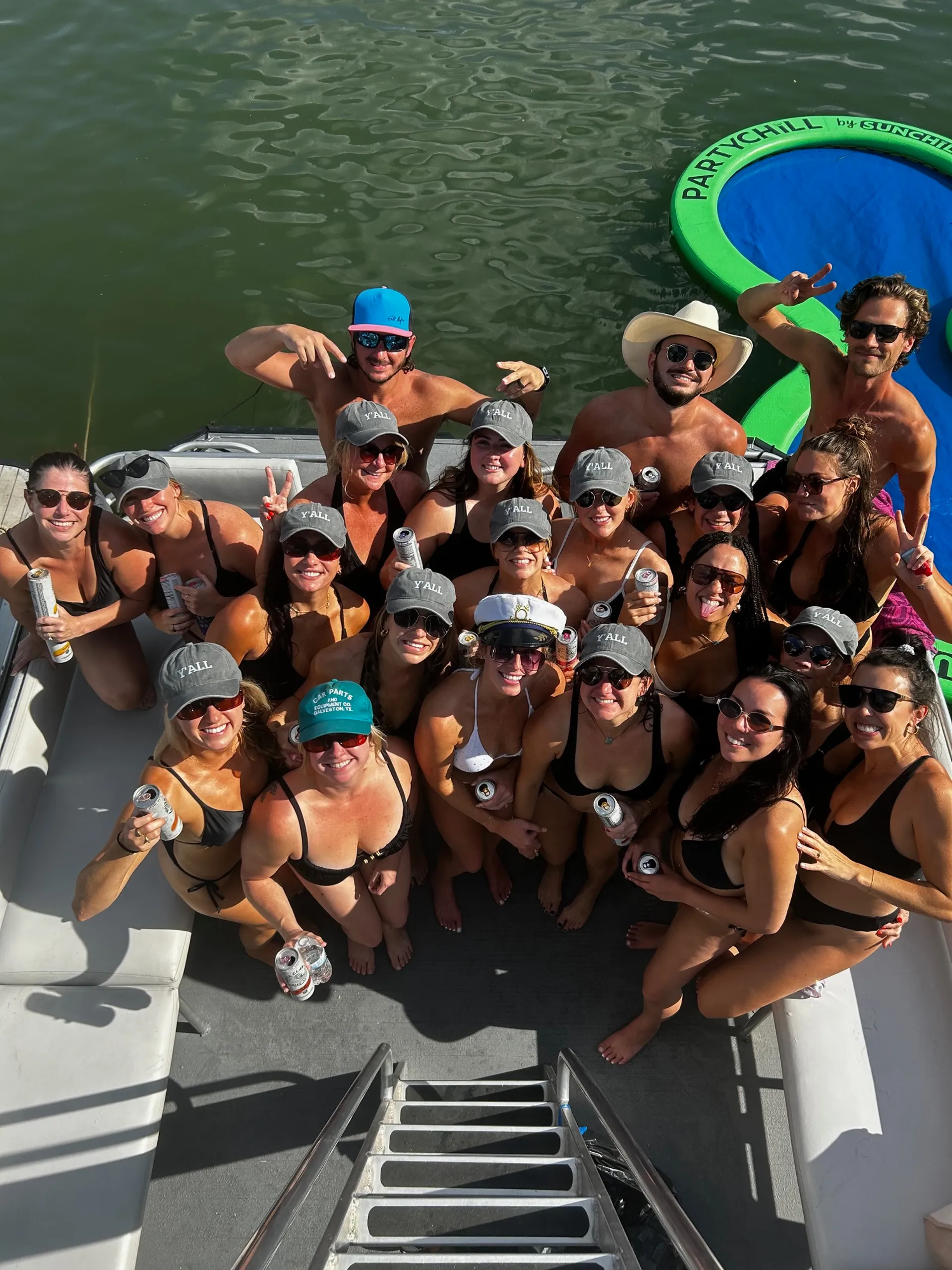 Double Decker with two water slides and an amazing sound system