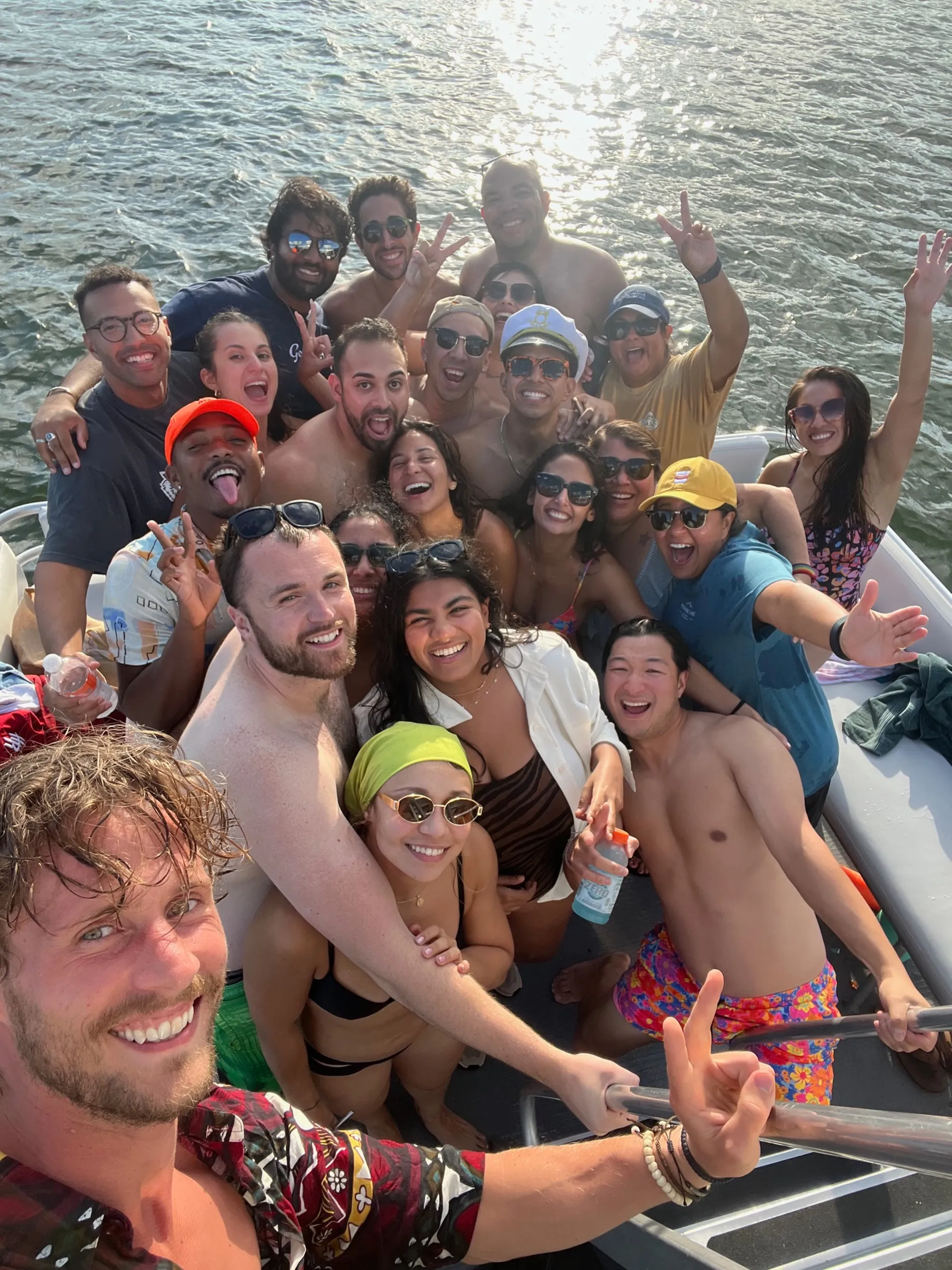 Double Decker with two water slides and an amazing sound system