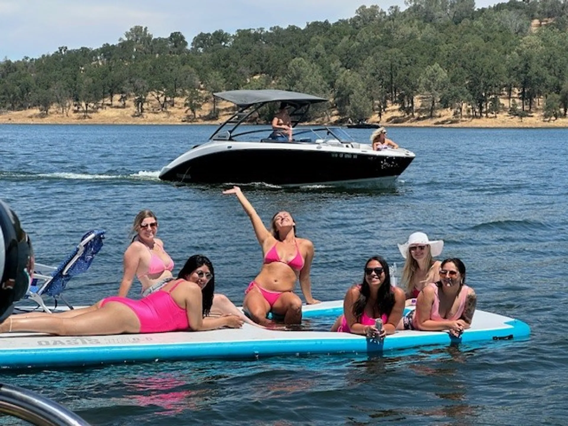 Celebrate or just relax in style on this Amazing Pontoon Boat