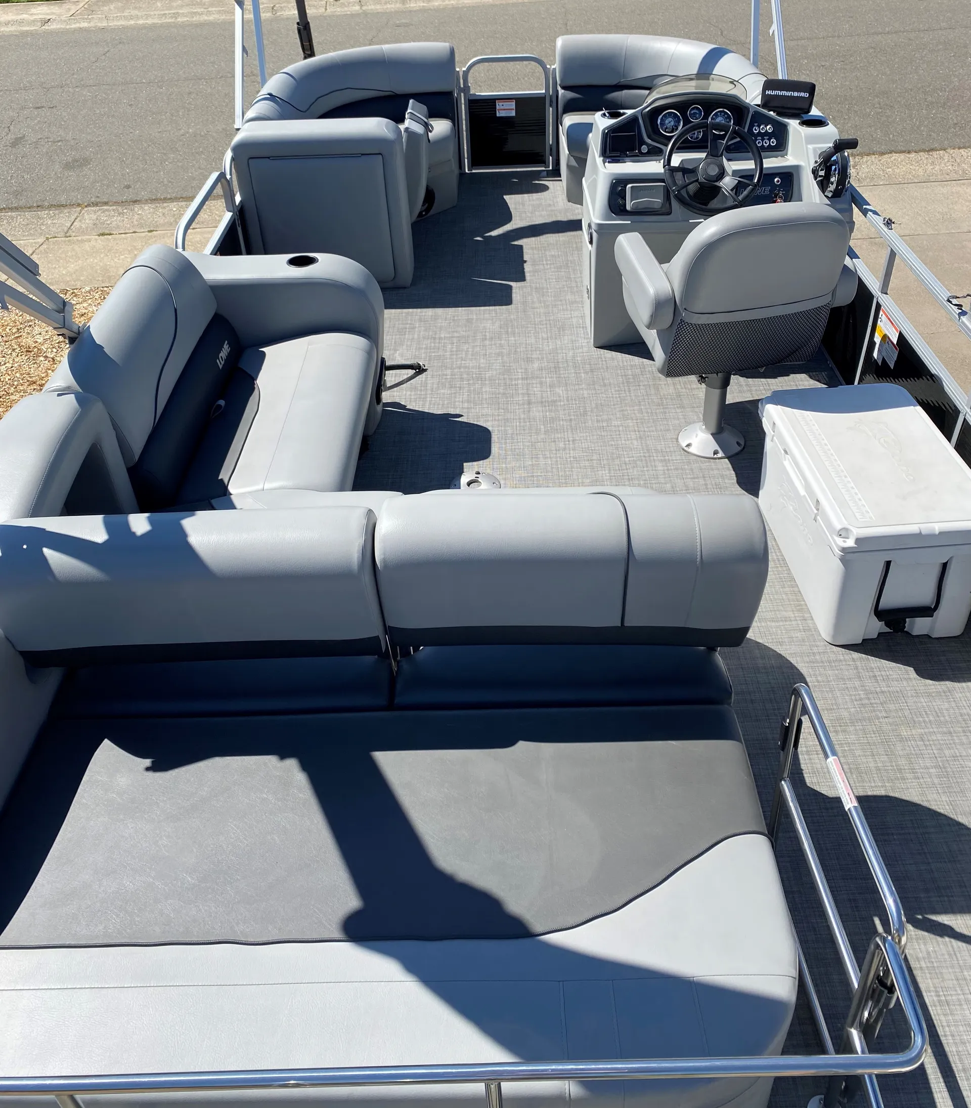 Celebrate or just relax in style on this Amazing Pontoon Boat