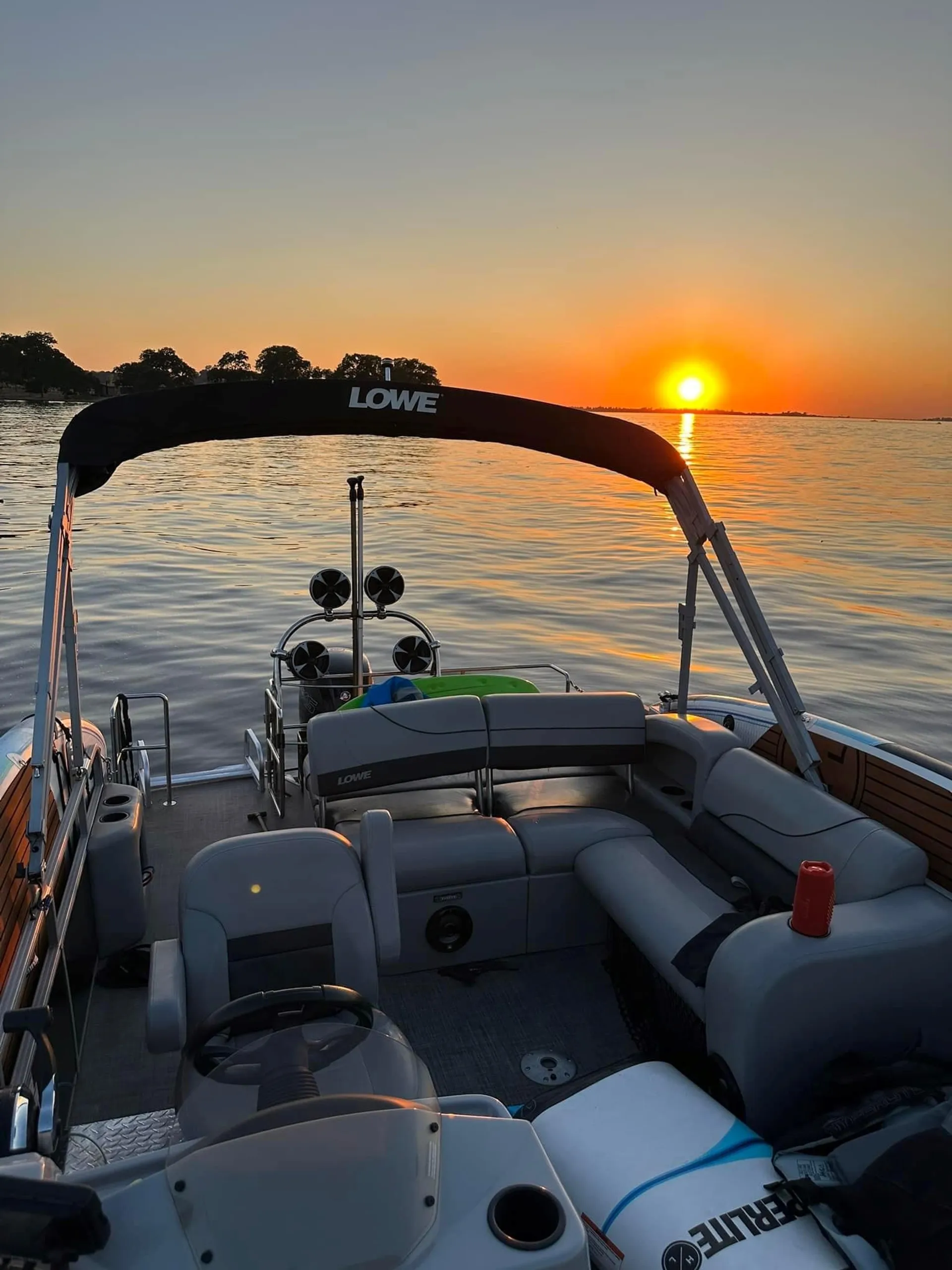 Celebrate or just relax in style on this Amazing Pontoon Boat