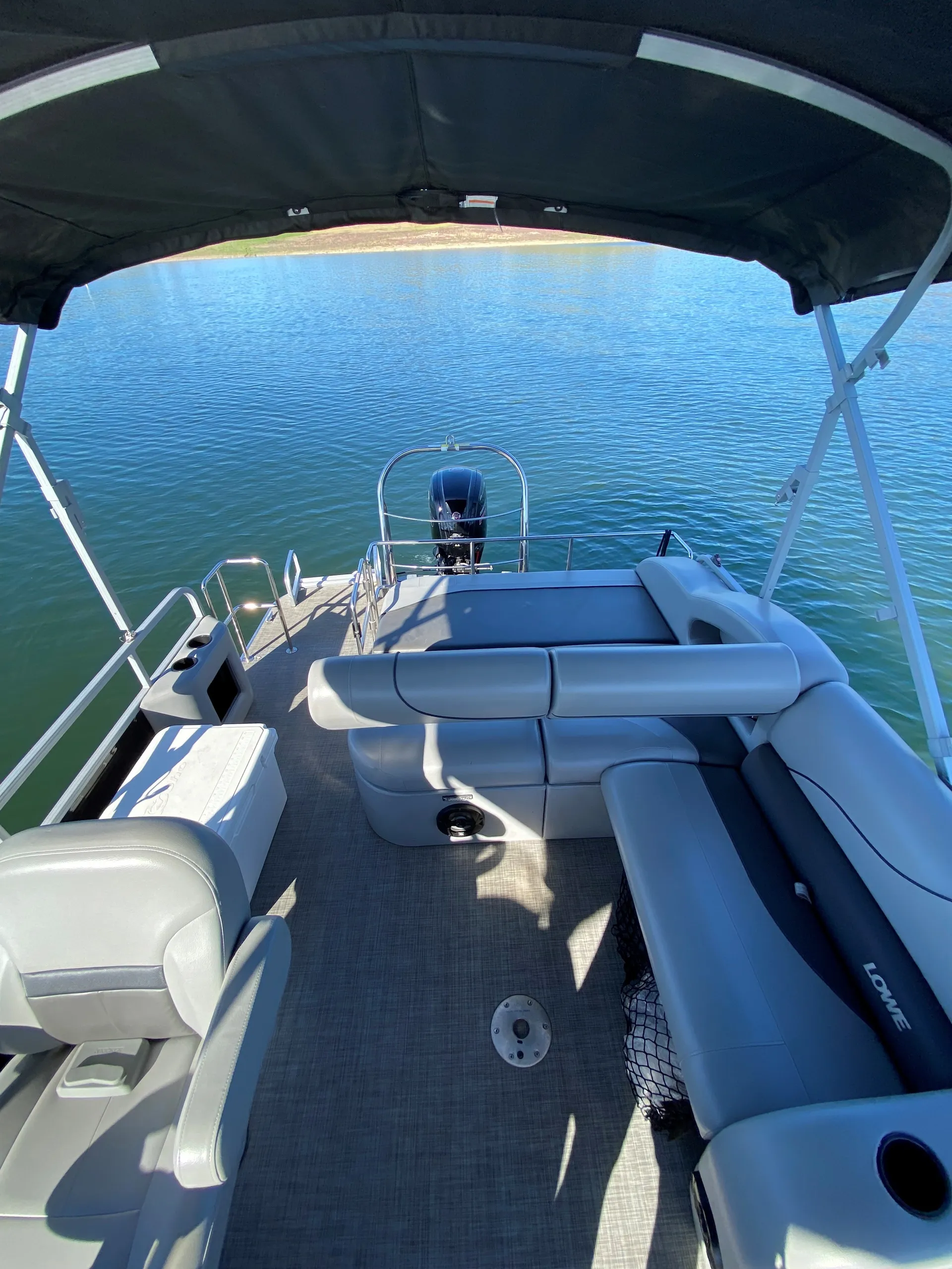 Celebrate or just relax in style on this Amazing Pontoon Boat
