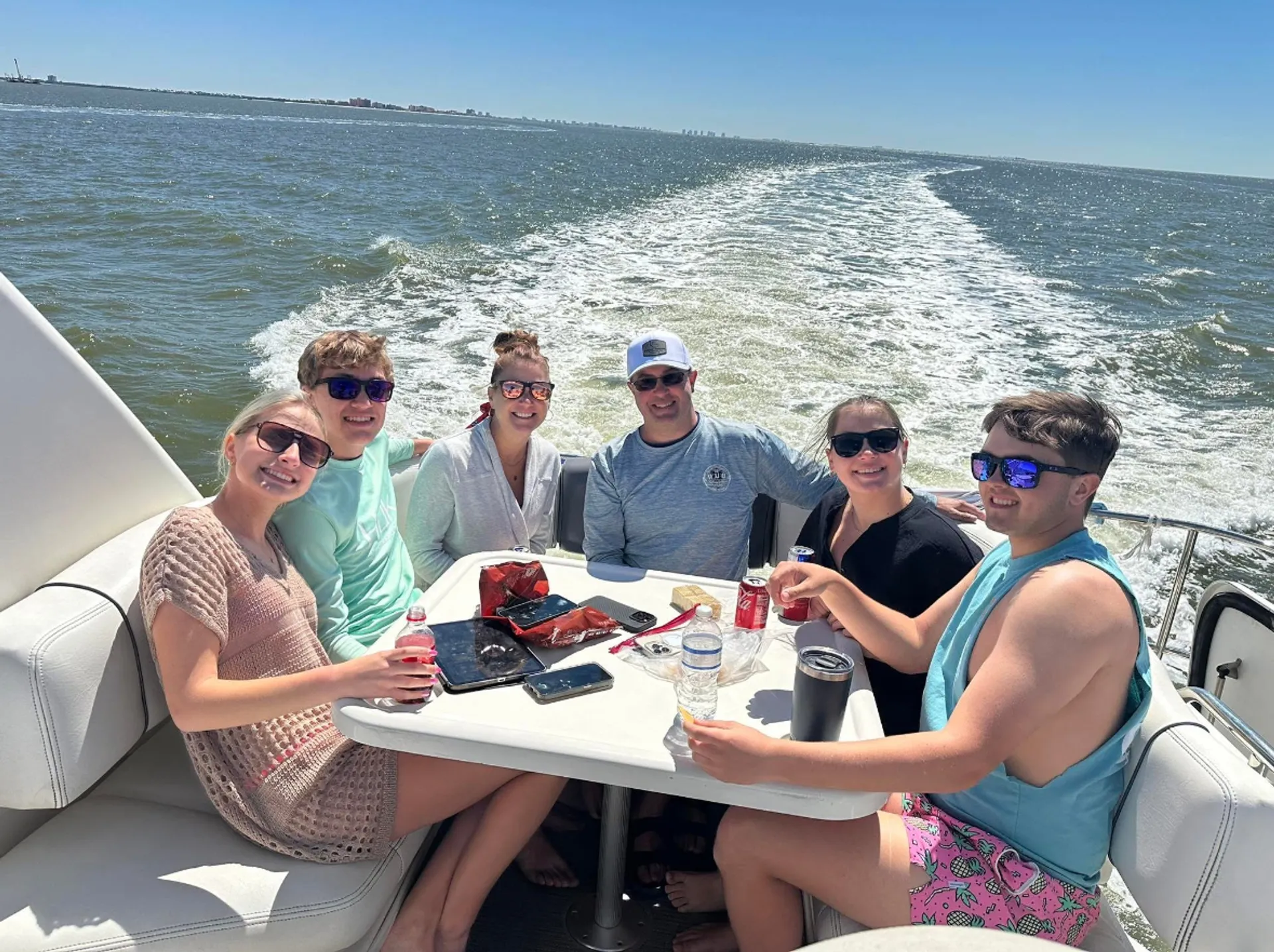 Beautiful Ft Myers Beach Private Charter on 44ft Sea Ray Sedan Bridge
