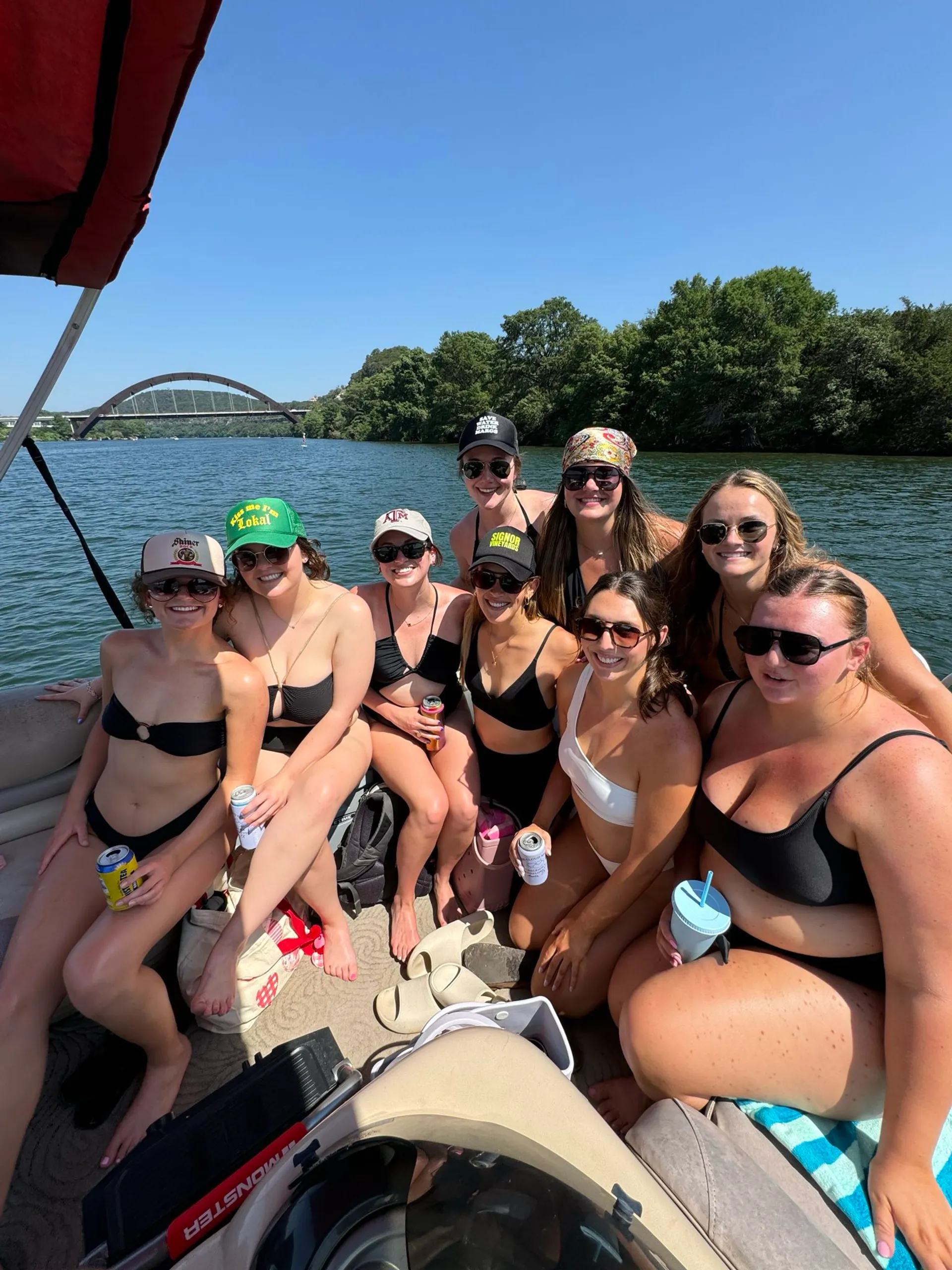 Best Priced 14 person Captained Pontoon  