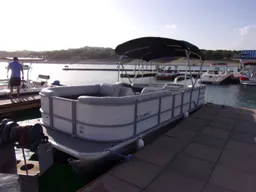 Best Priced 14 Person Captained Pontoon – Lake Austin boat photo
