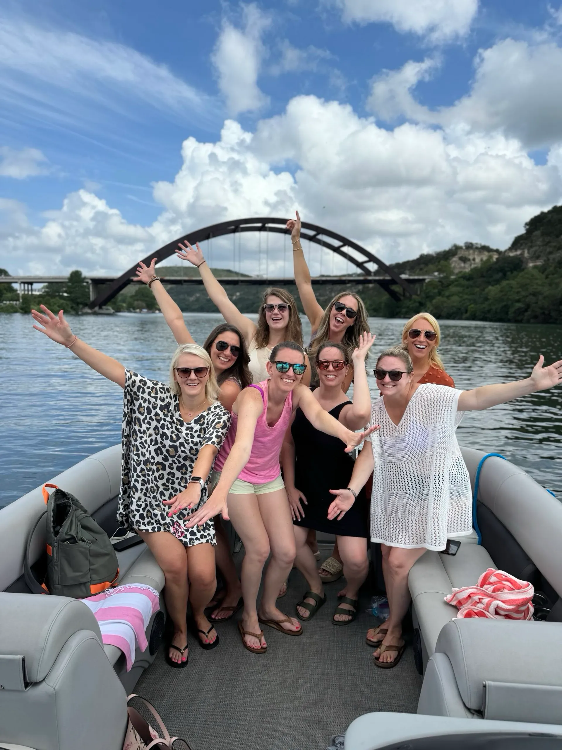 Best Priced 14 person Captained Pontoon  