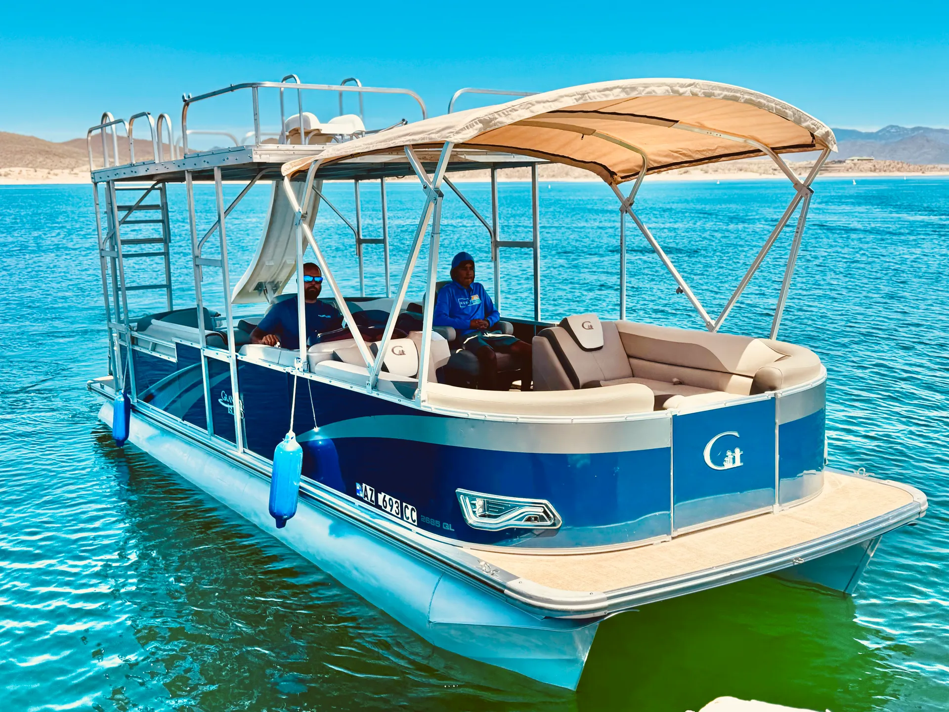 14 Passenger 26' Double Decker Pontoon W/Slide - Lake Pleasant